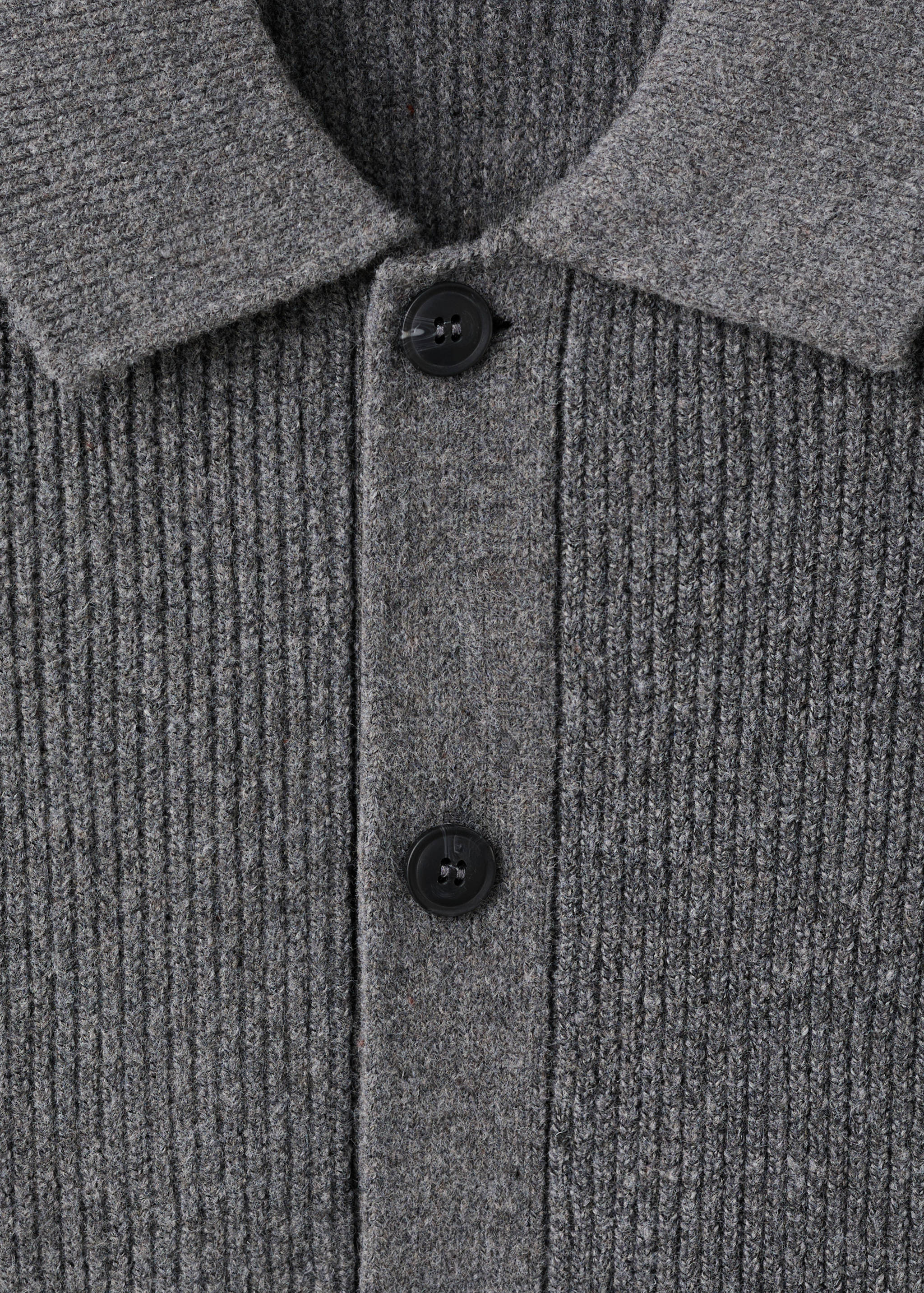 Ribbed knit cardigan - Details of the article 8