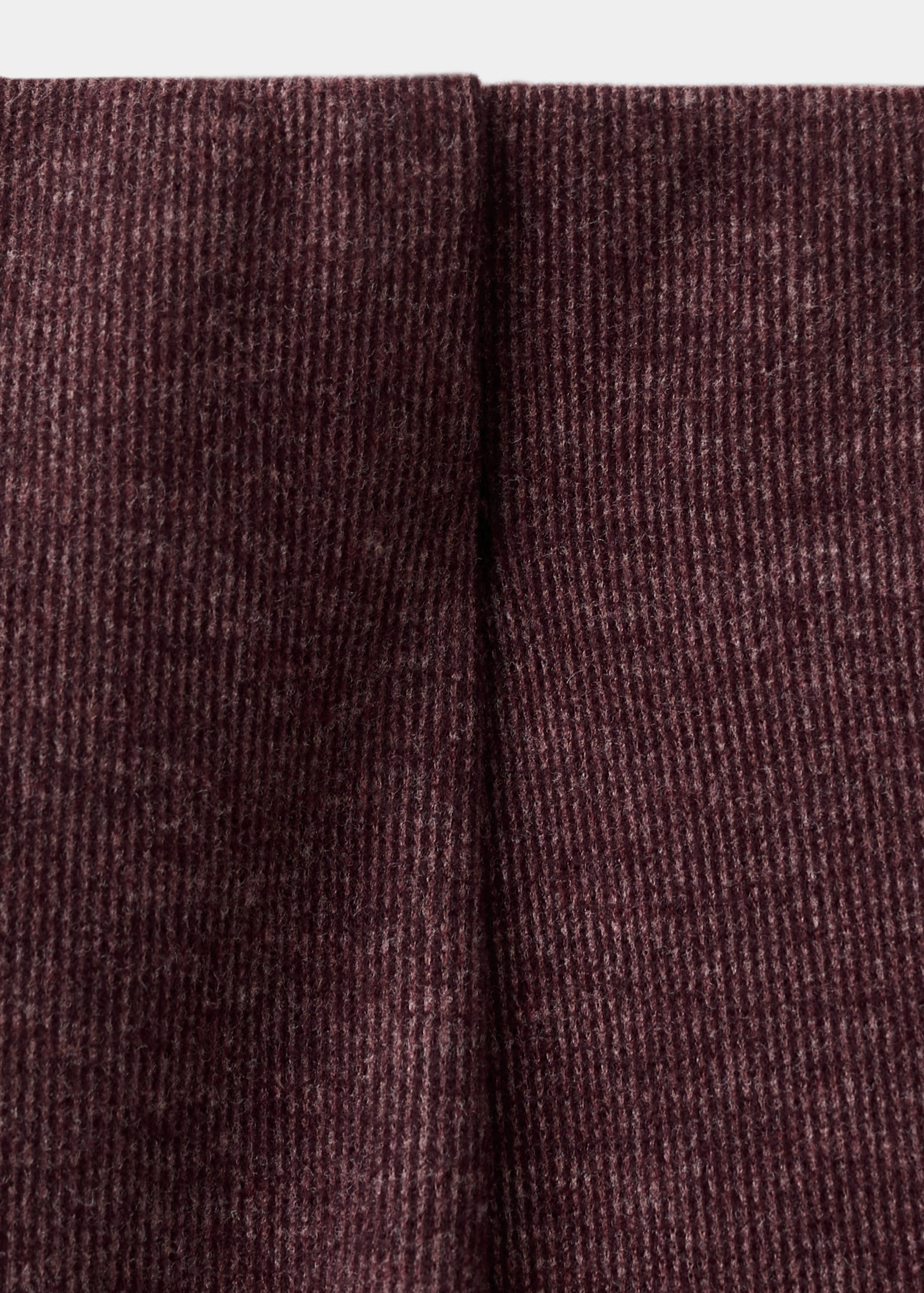 松紧腰带针织裤 - null