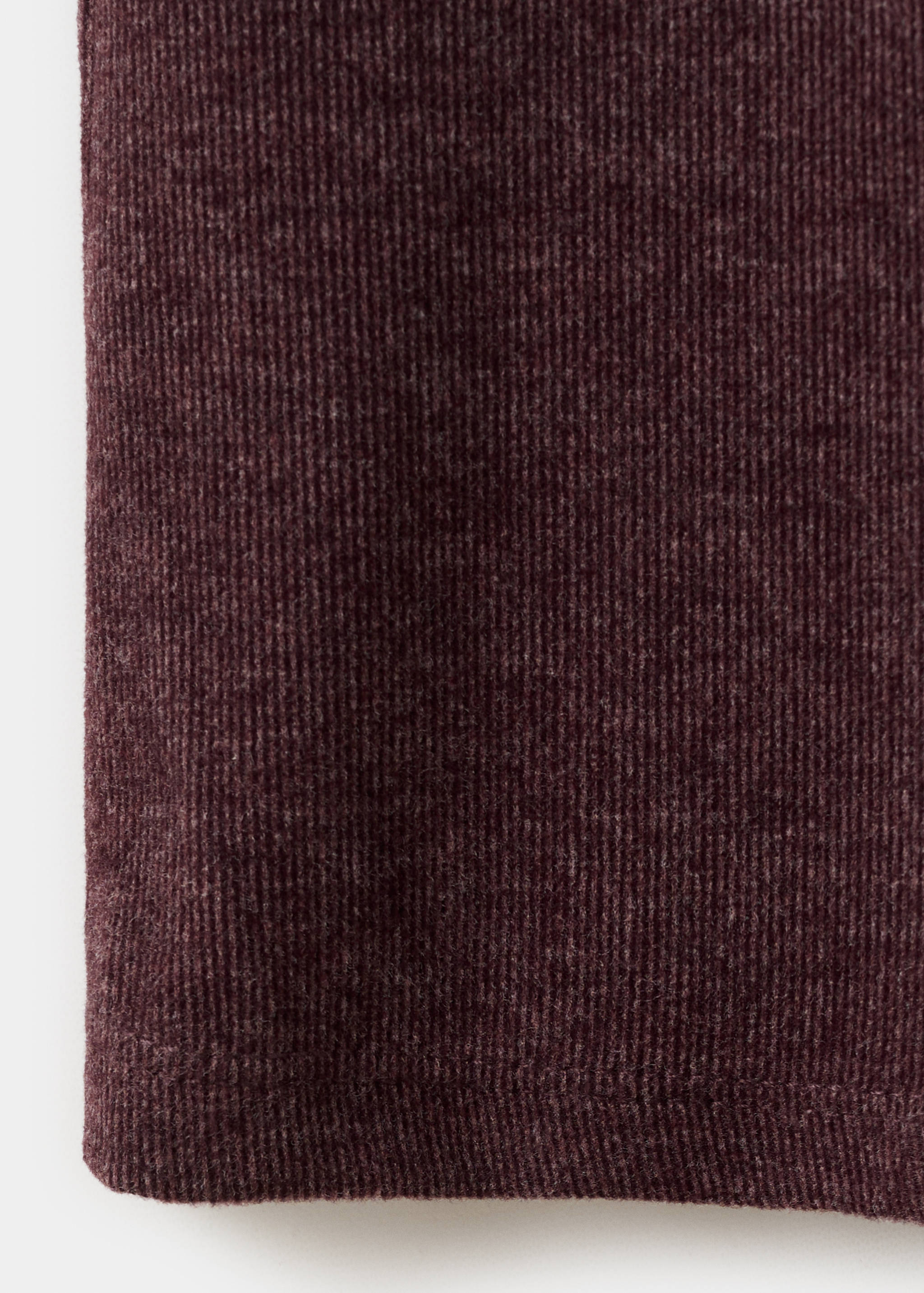 松紧腰带针织裤 - null