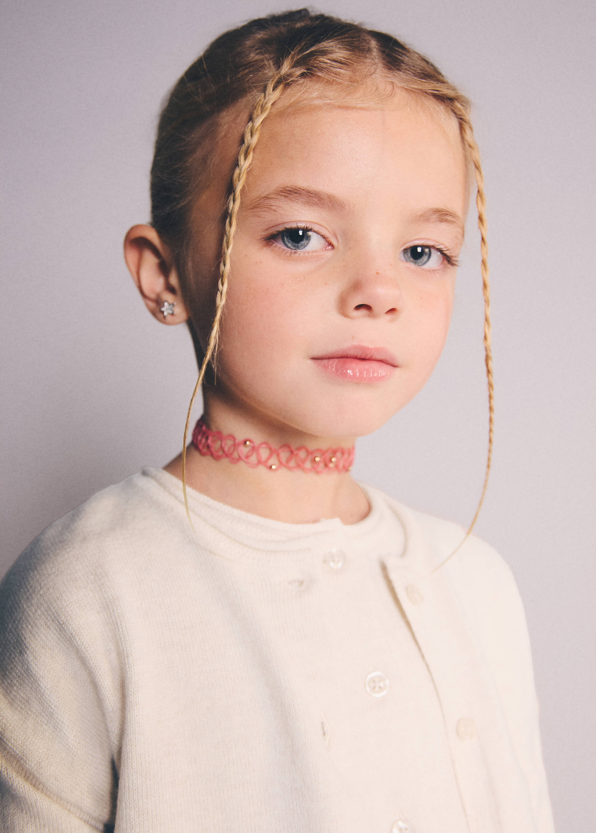 Knitted button cardigan - Details of the article 1