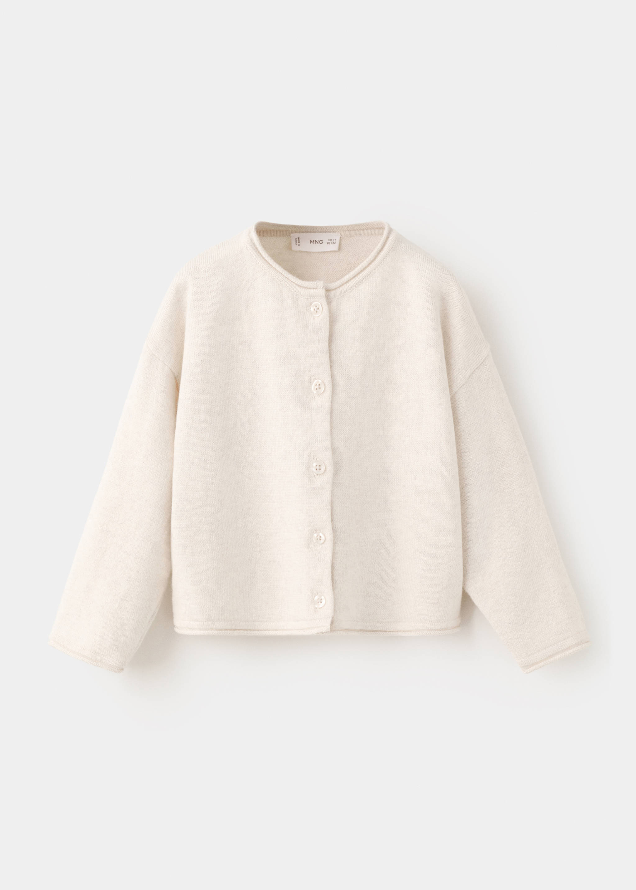 Knitted button cardigan - Article without model