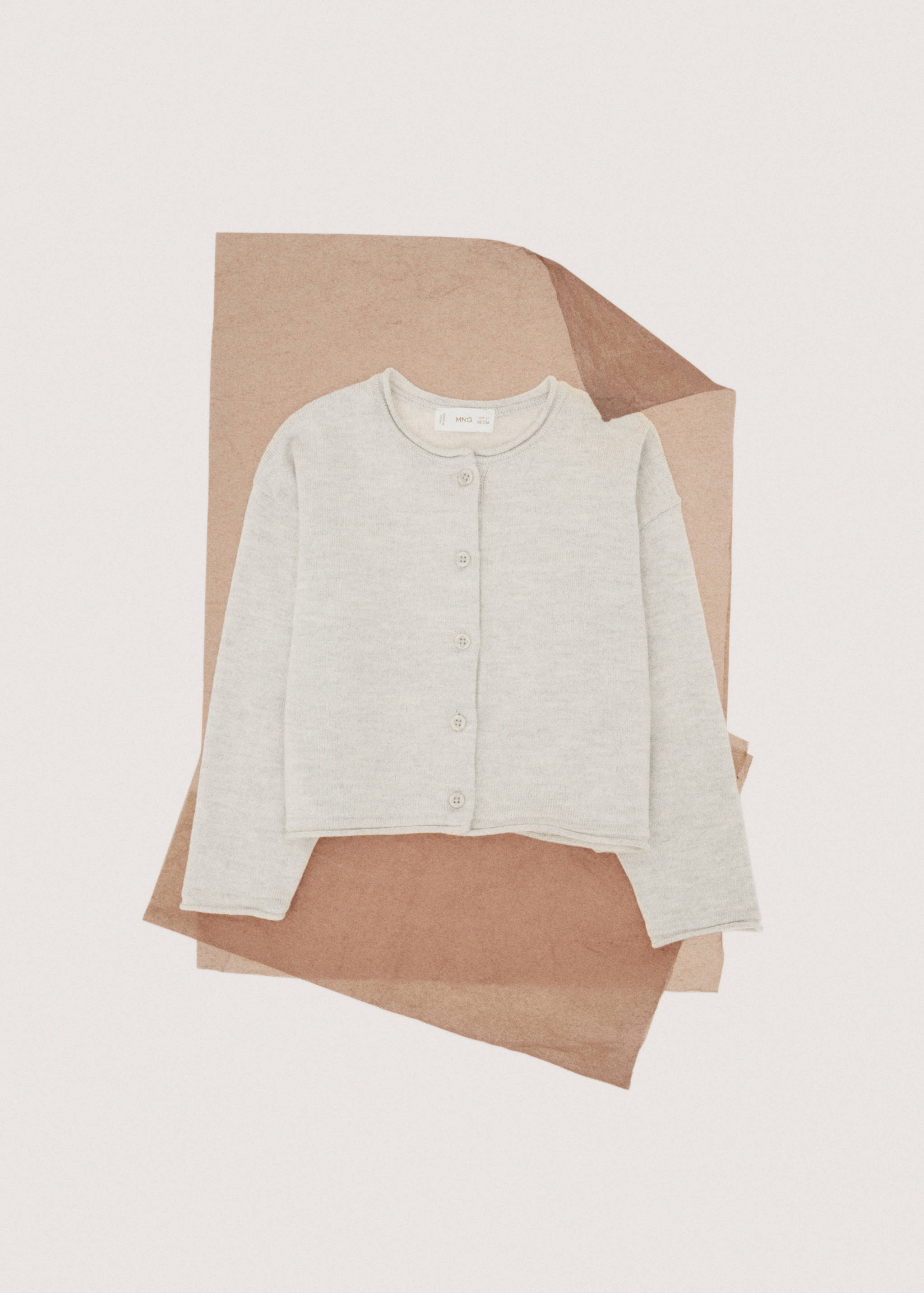 Knitted button cardigan - Details of the article 7