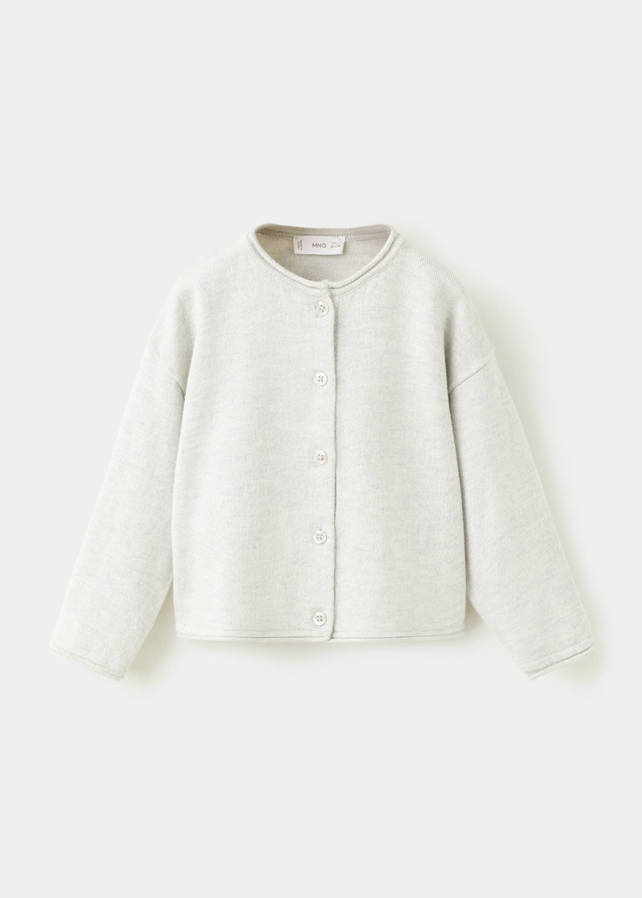 Knitted button cardigan - Article without model