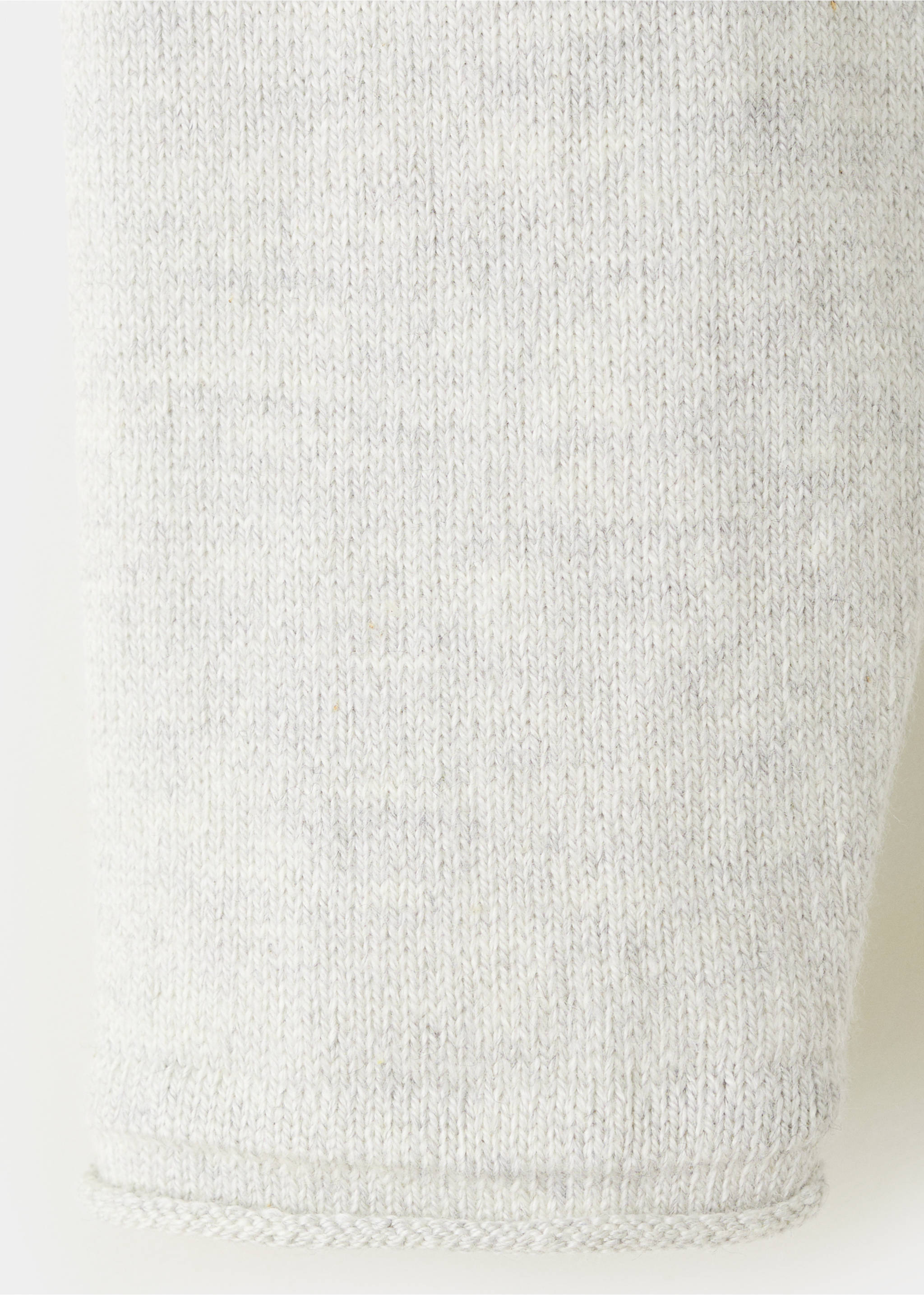 Knitted button cardigan - Details of the article 0, Light Heather Grey. Ref: 27061253-00.