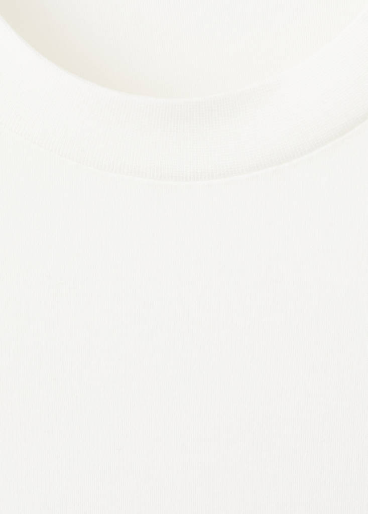 Long sleeve regular fit T-shirt — White