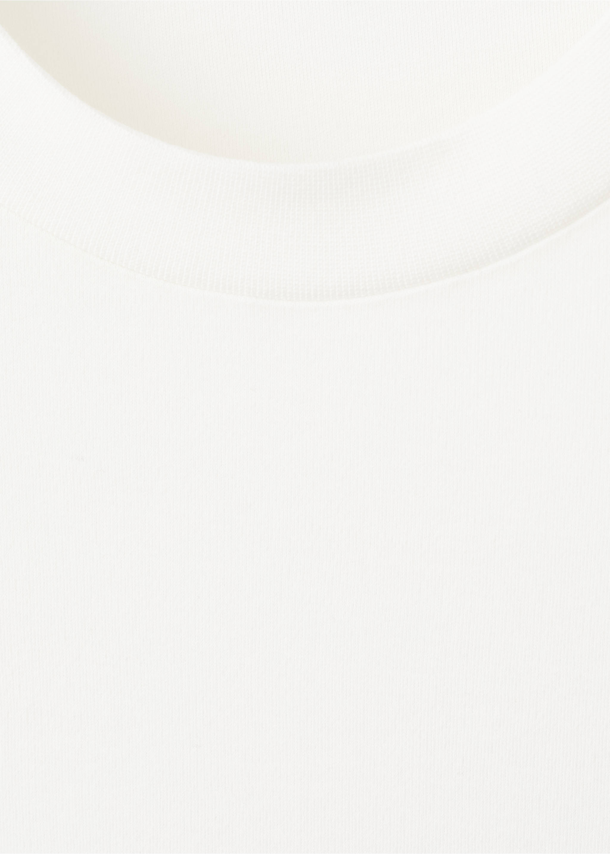 Лонгслив regular fit - Деталь изделия 8, Белый. Ref: 27061254-00.