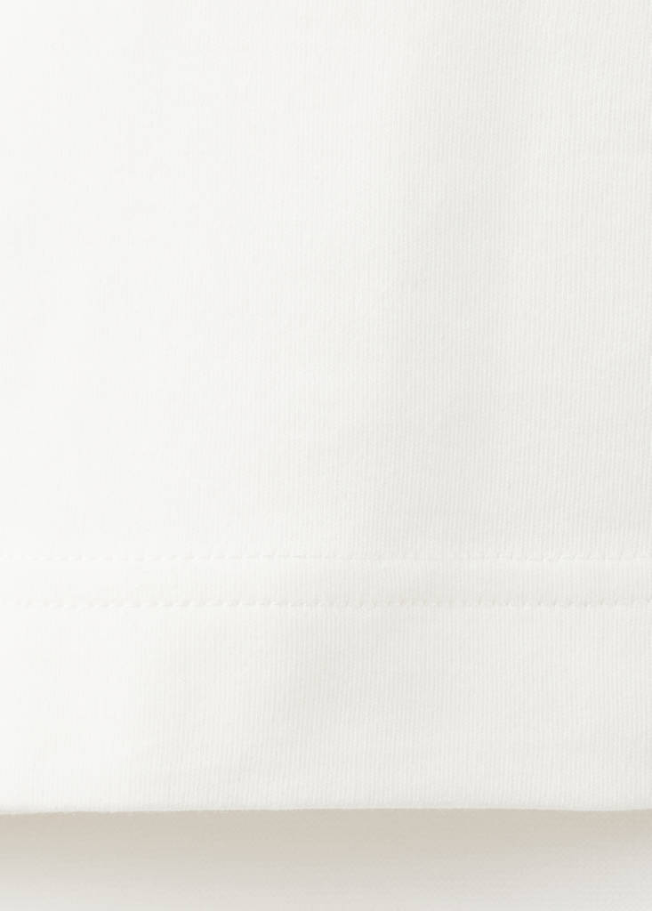Long sleeve regular fit T-shirt — White