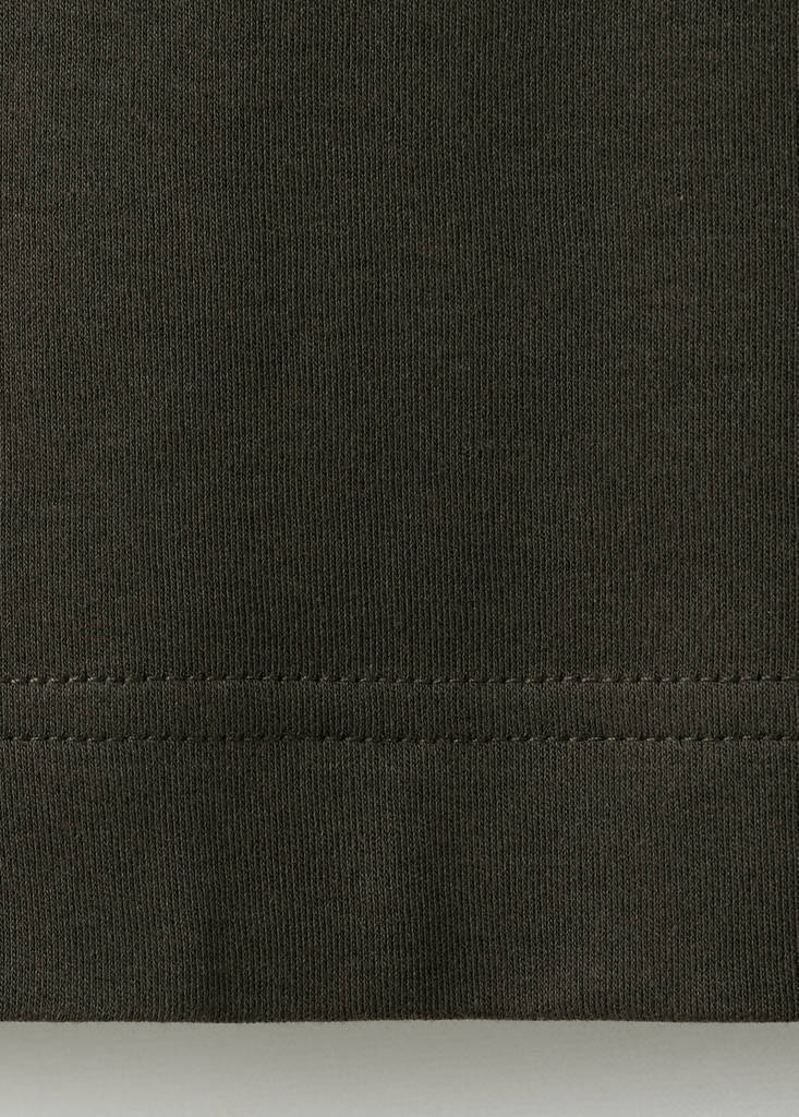 Long sleeve regular fit T-shirt — Chocolate