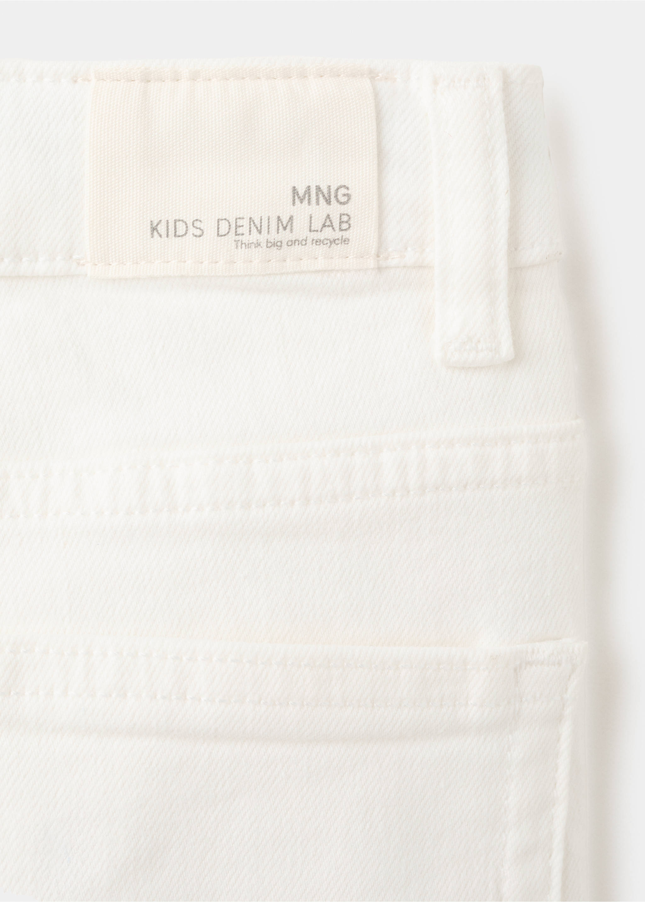 Jeans slim tiro medio - Detalle del artículo 0, Blanco. Ref: 27061260-00.