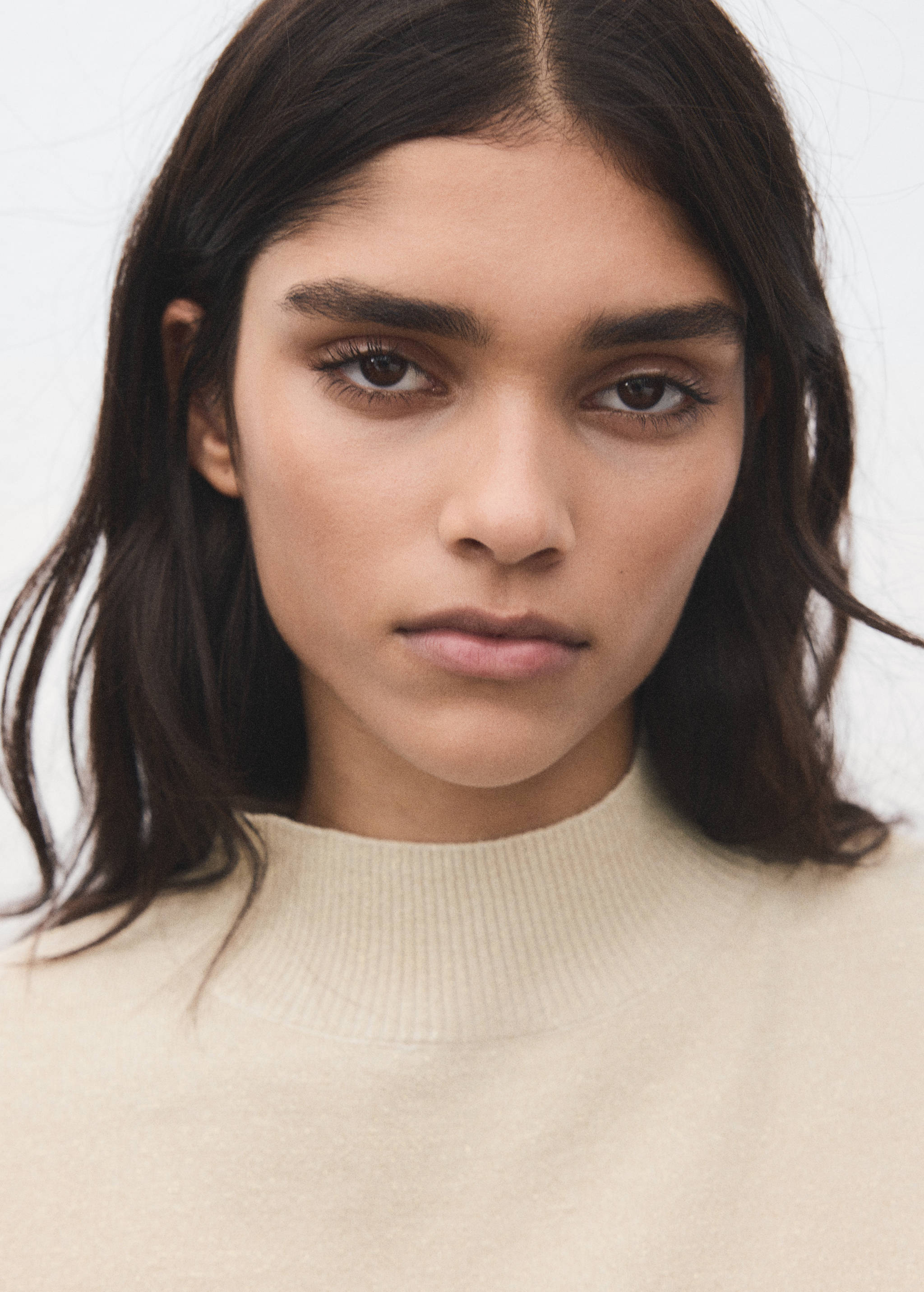 Short-sleeved lurex sweater - Details of the article 1