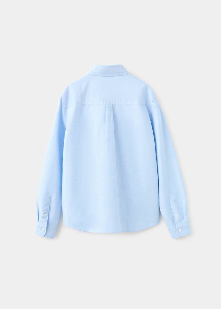 Oxford cotton shirt — Sky Blue