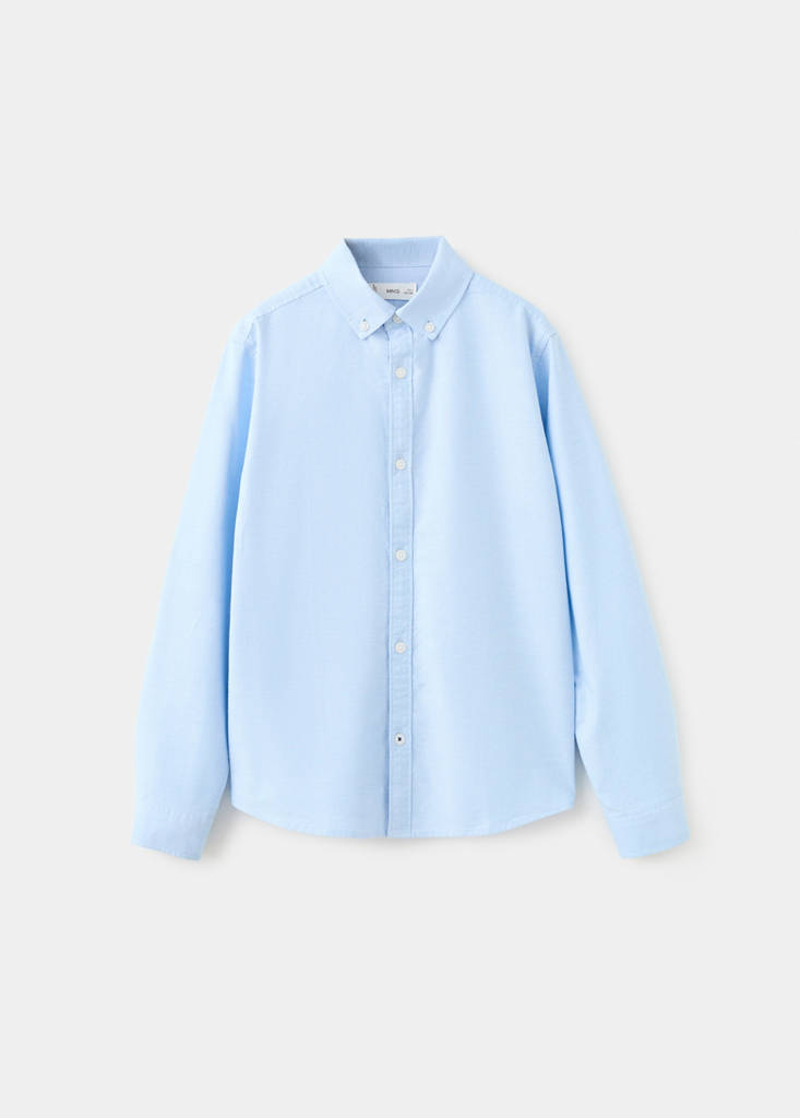 Oxford cotton shirt — Sky Blue