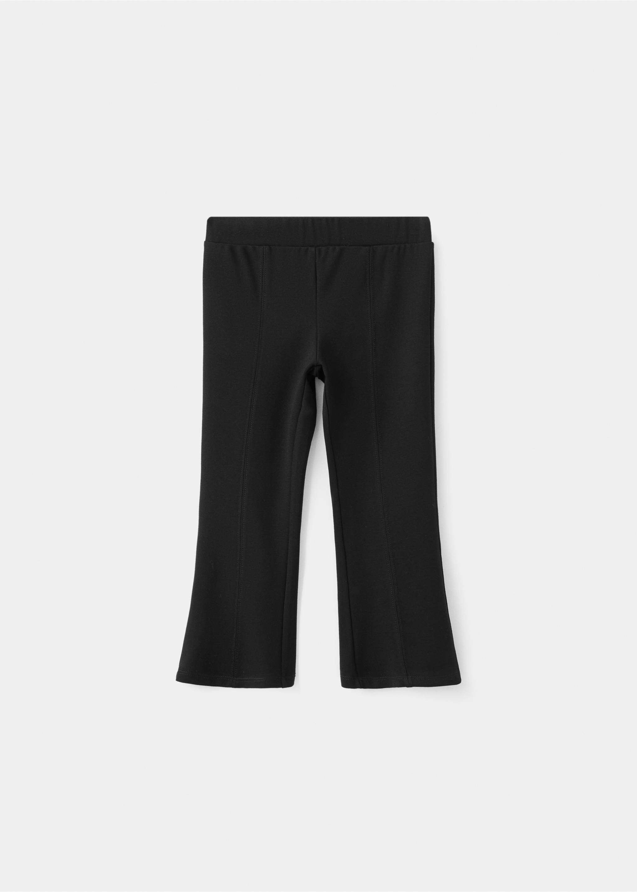 Flared leggings - Article without model, Black. Ref: 27061268-00.
