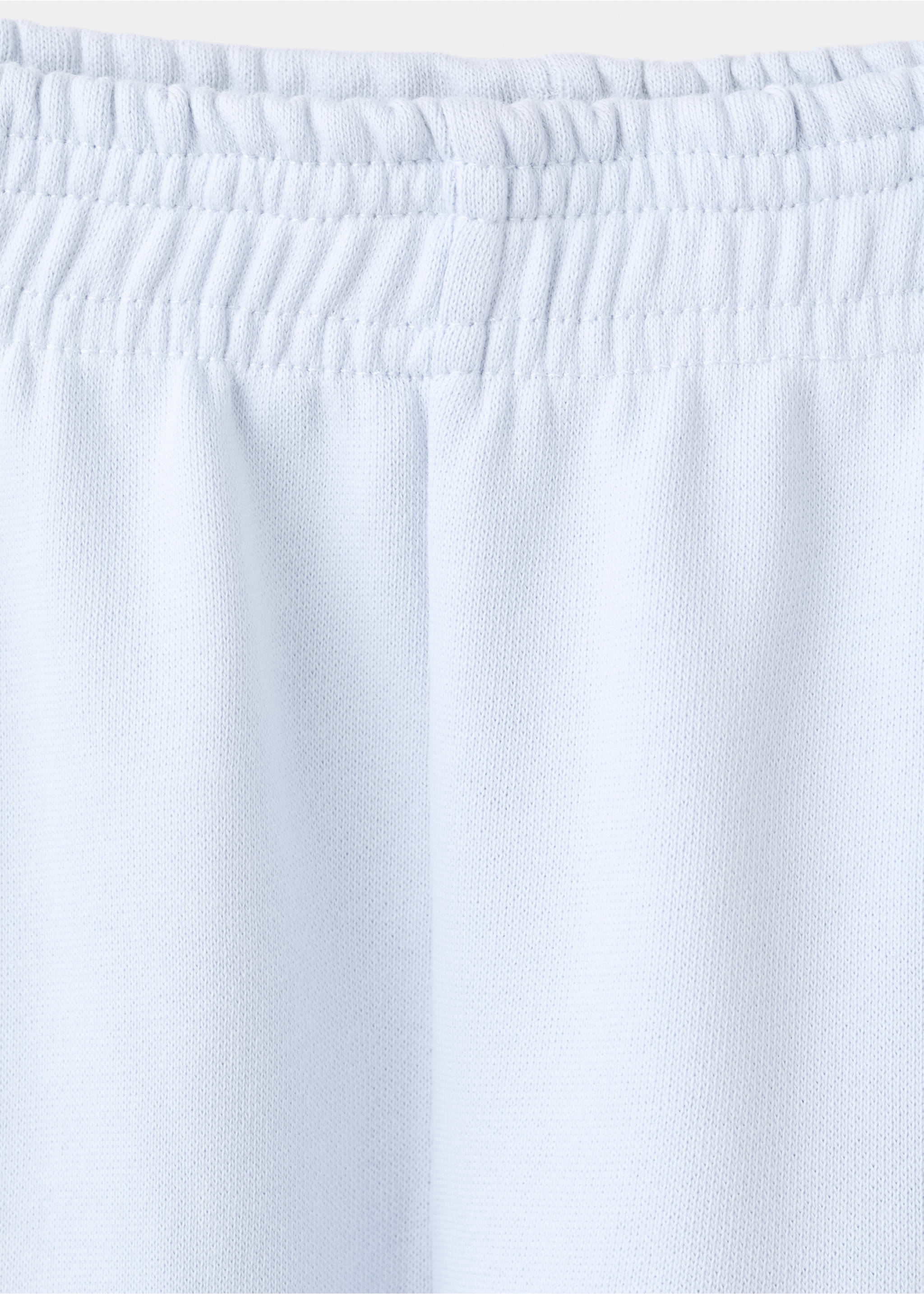 Cotton joggers with elastic waist - Details of the article 8, Sky Blue. Ref: 27061269-00.