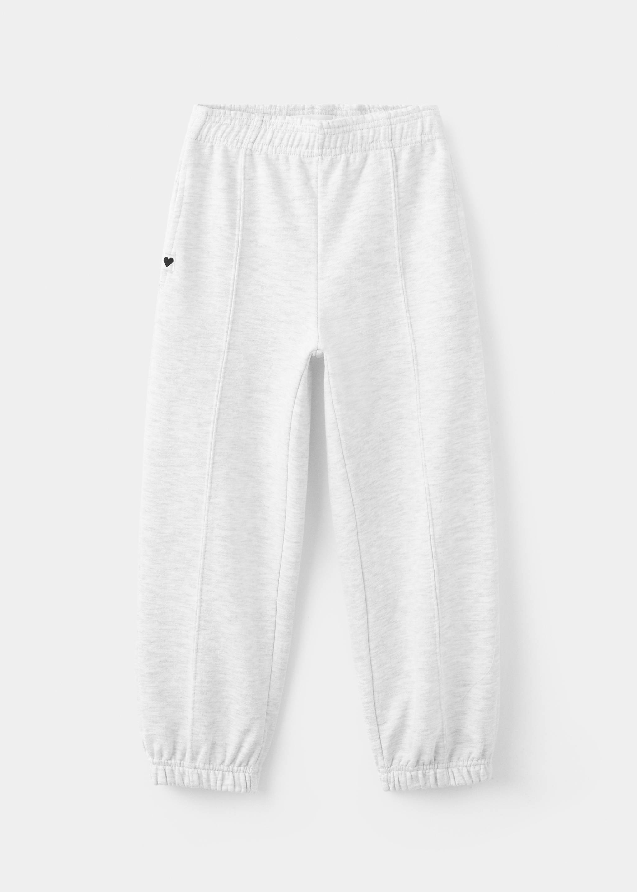 Cotton joggers with elastic waist - Article without model