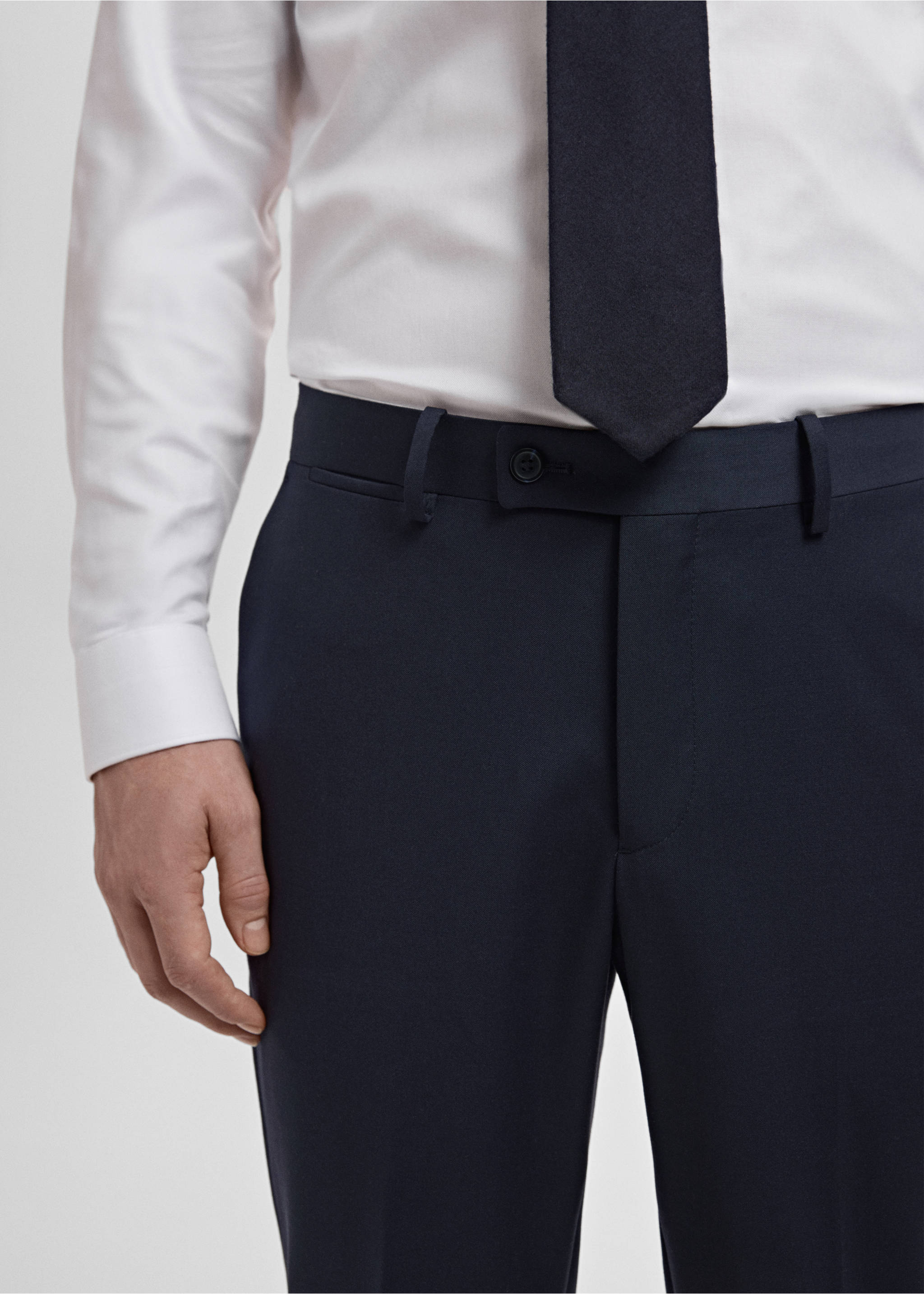 수트 트라우저 튜린 100% 울 - 상품 내역: 1, 네이비. Ref: 27061270-00.