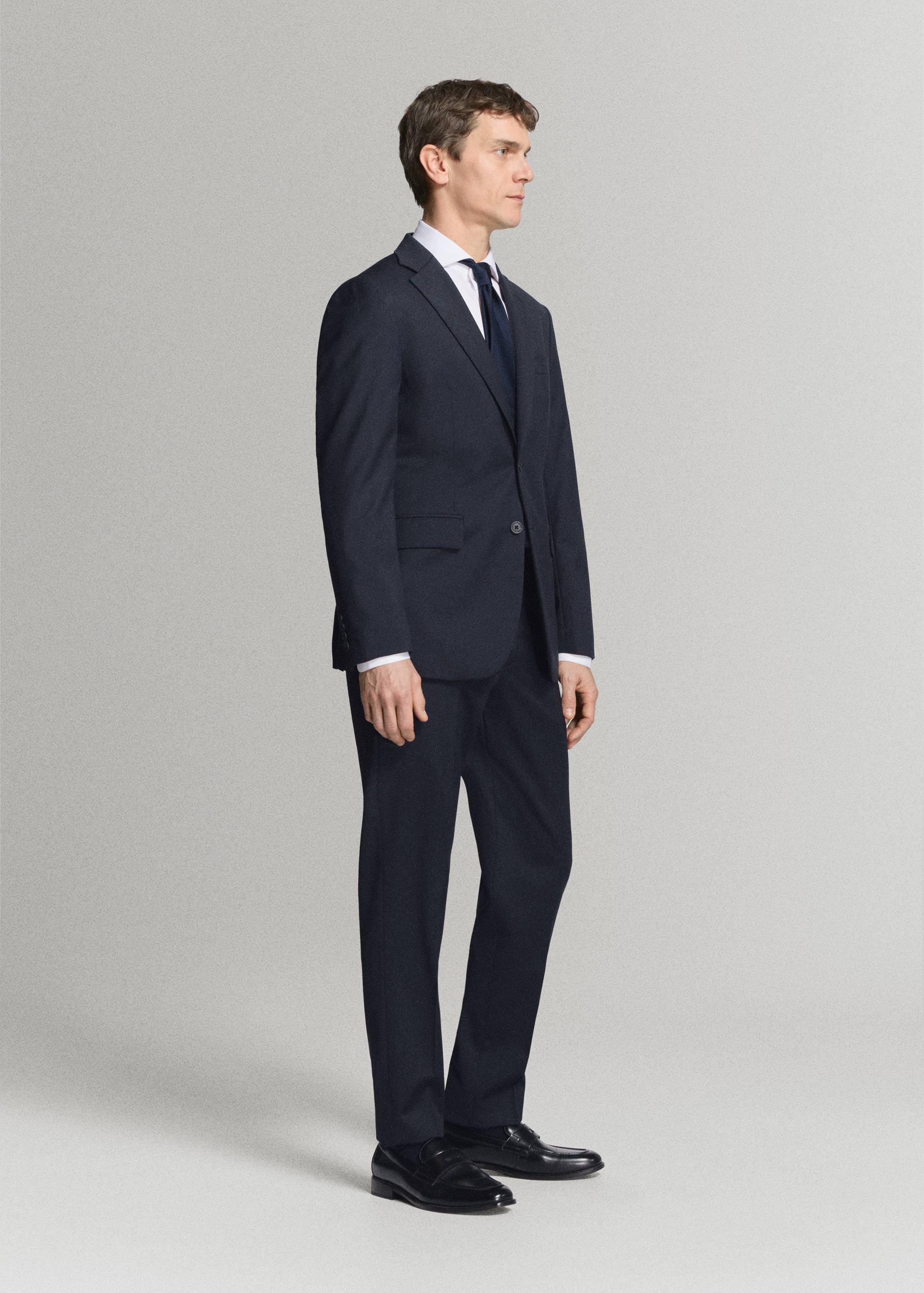 Turin 100% wool suit trousers - Details of the article 4