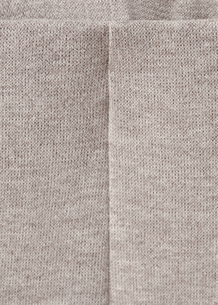 Straight-fit trousers with elastic waist — Medium Brown