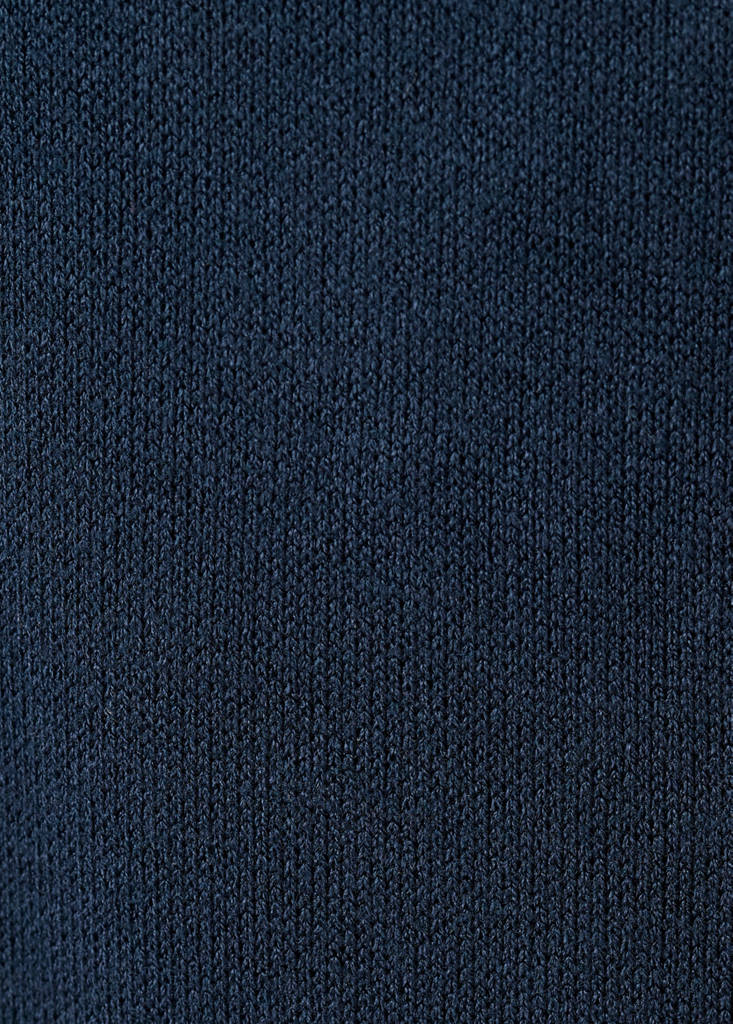 Straight-fit trousers with elastic waist — Navy
