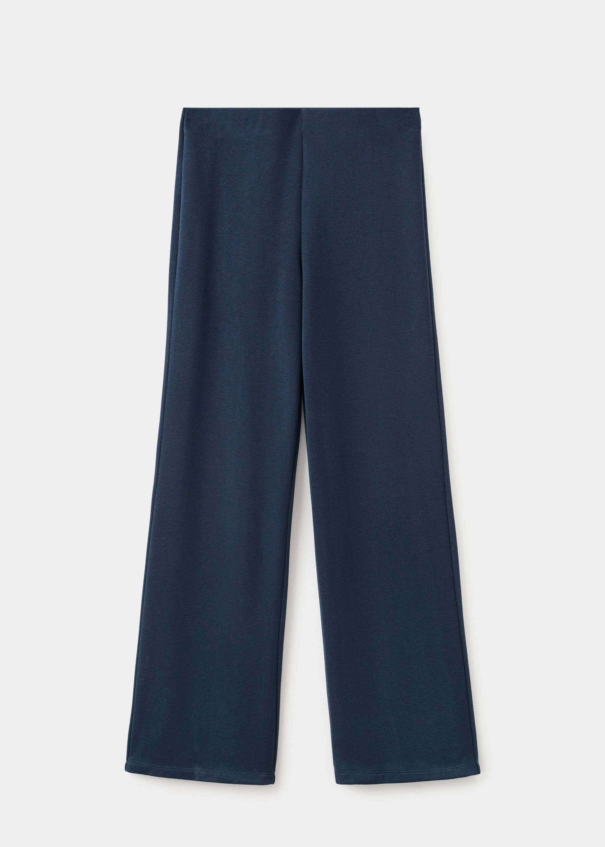 Straight-fit trousers with elastic waist - Article without model
