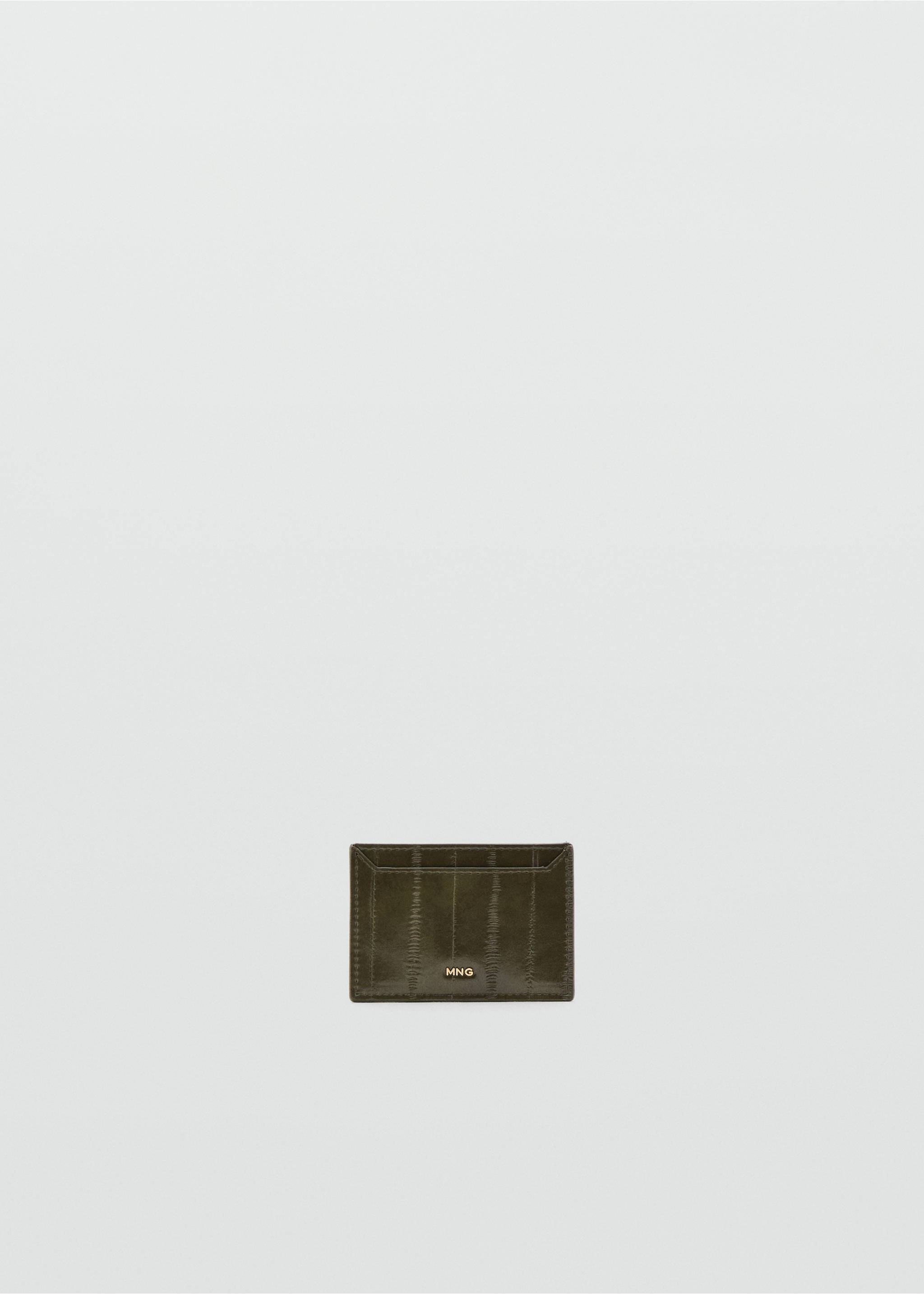 Texture card holder - Article without model, Khaki. Ref: 27061275-00.