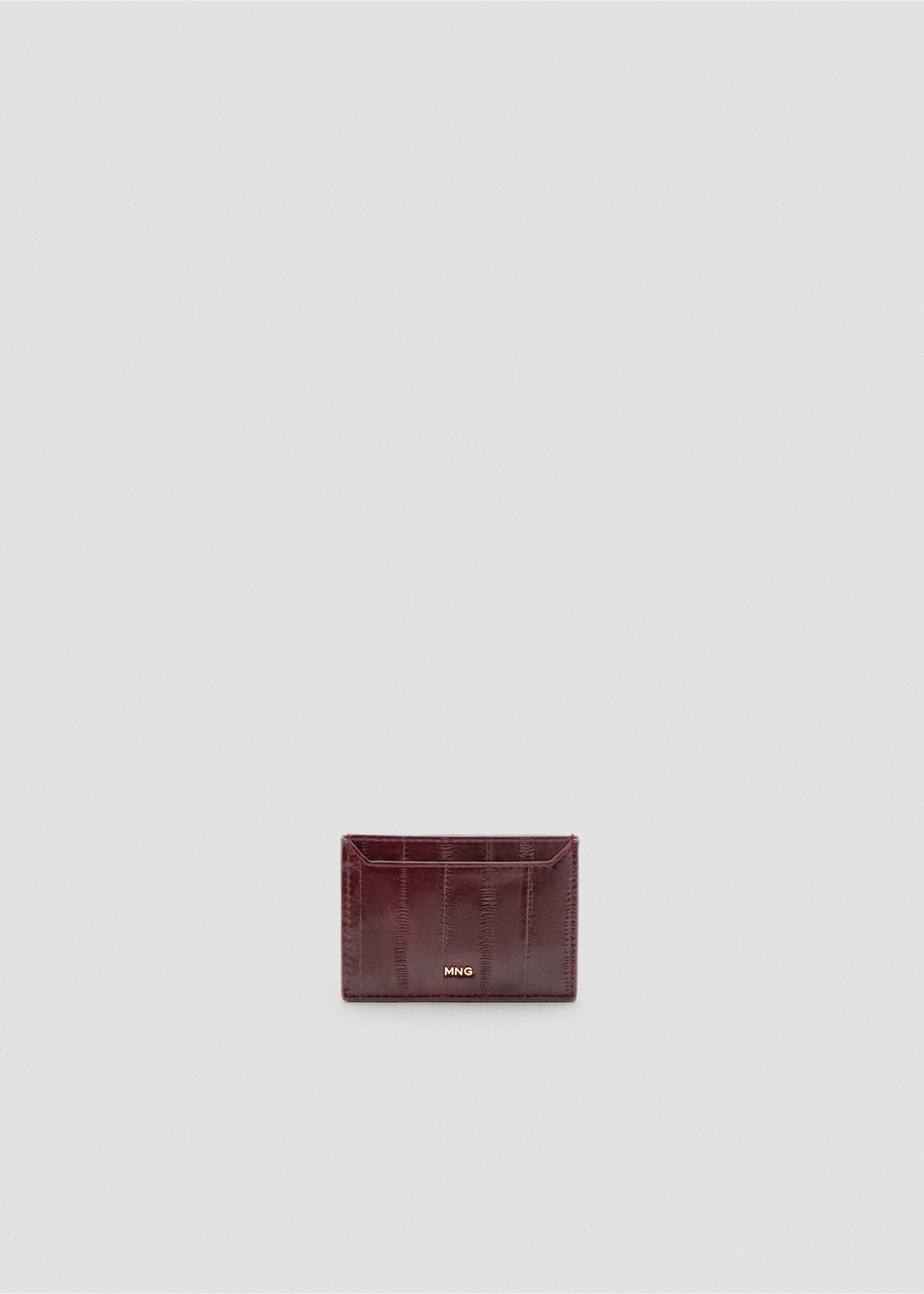Texture card holder - Article without model, Burgundy. Ref: 27061275-00.