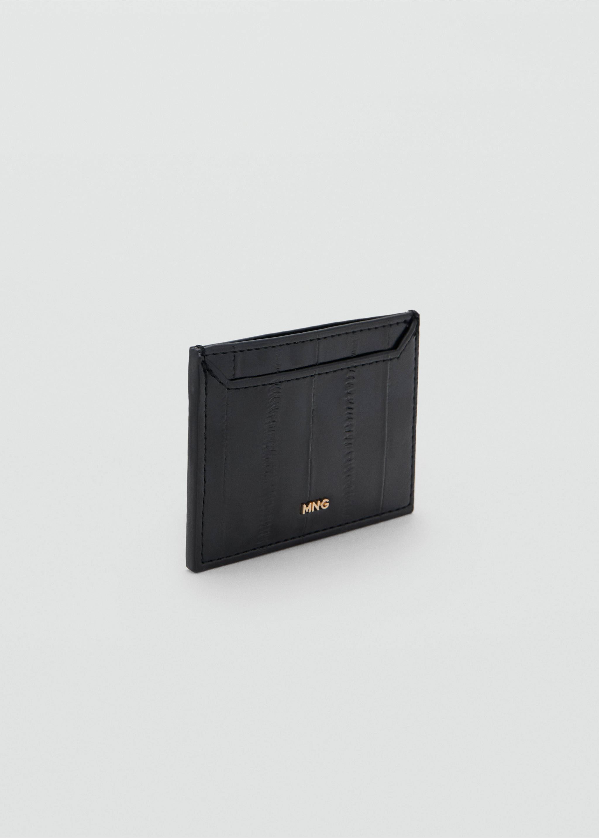 Texture card holder - Medium plane, Black. Ref: 27061275-00.