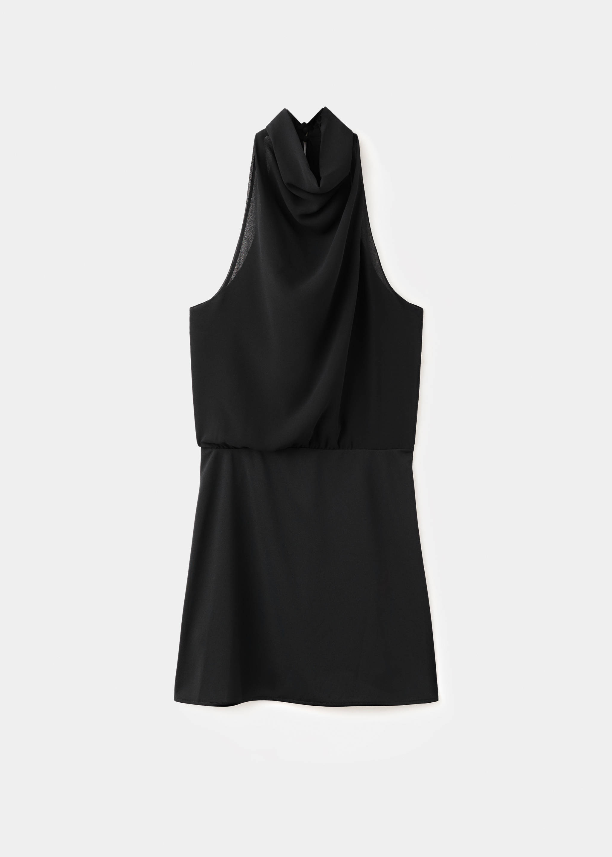 Halter-neck dress with bow - Article without model