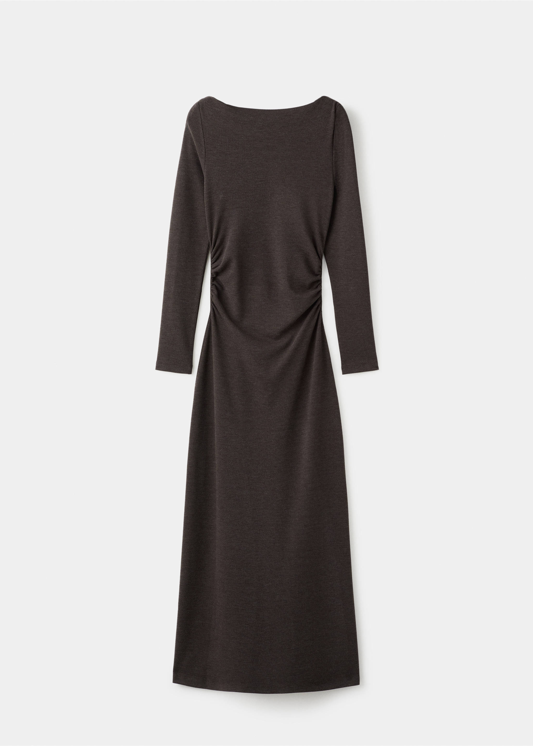 Fitted sweater dress - Article without model, Brown. Ref: 27061280-00.