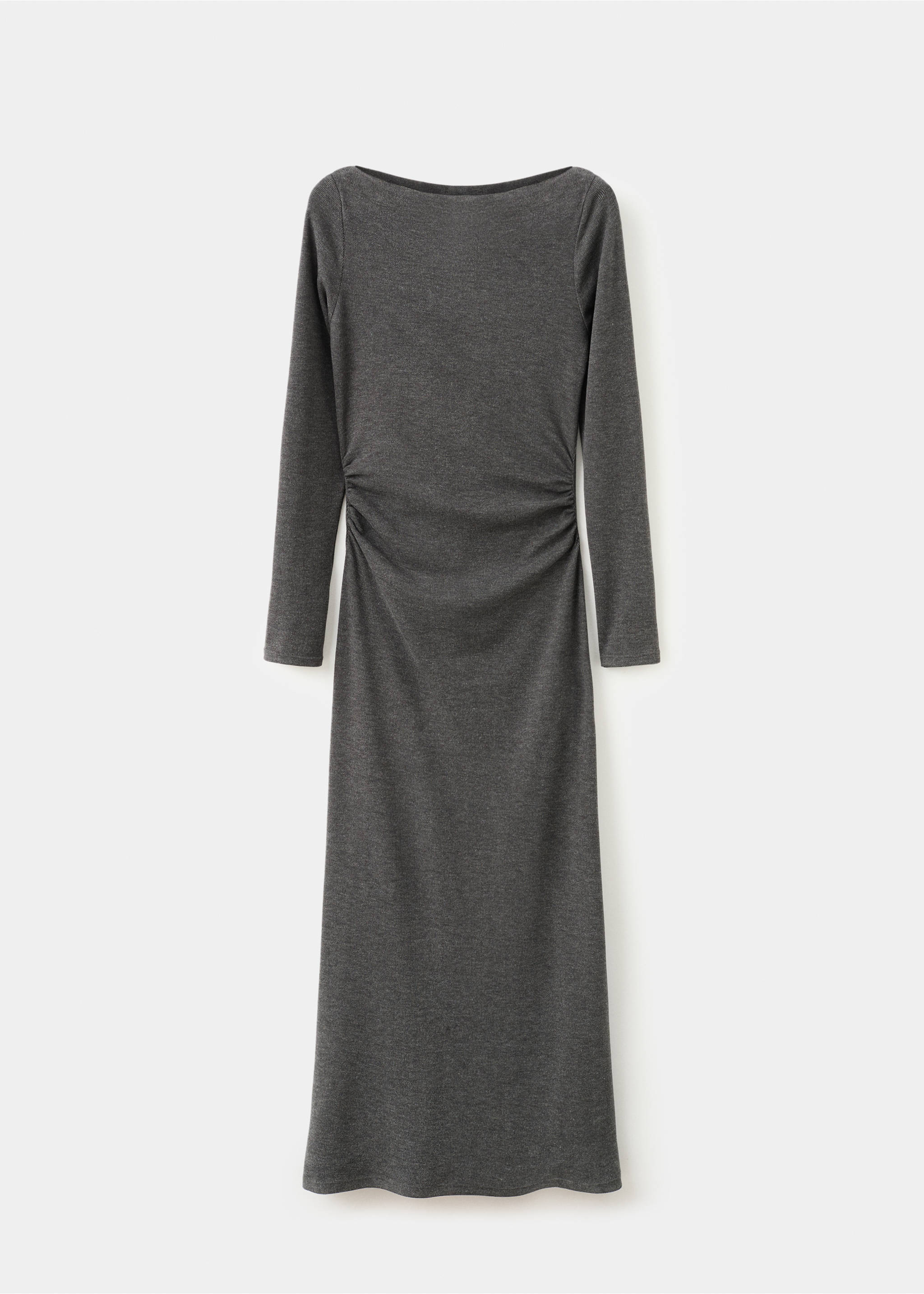 Fitted sweater dress - Article without model, Grey. Ref: 27061280-00.