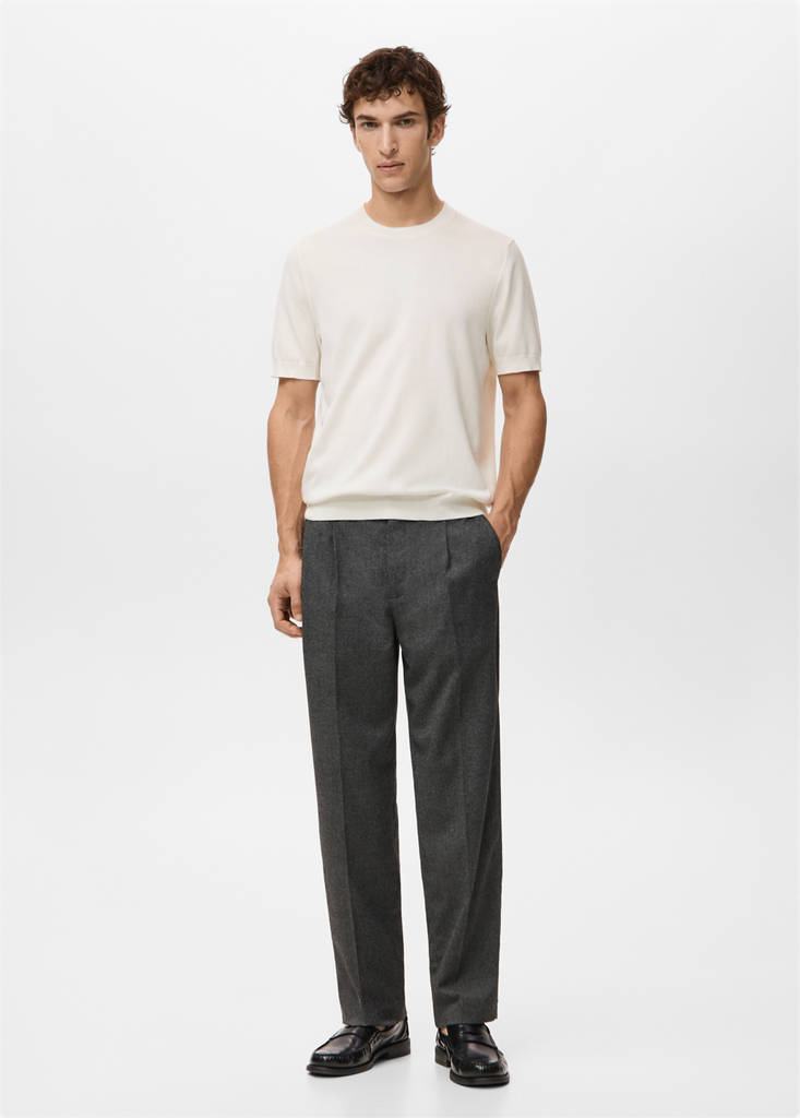Fine jersey 100% cotton T-shirt — Off White