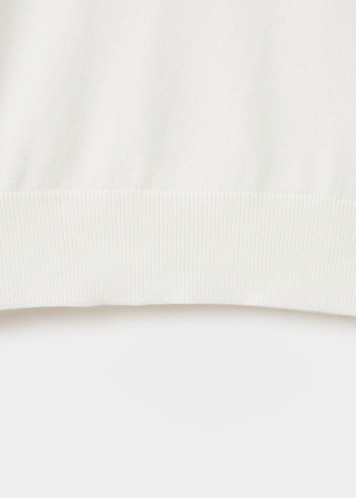 Fine jersey 100% cotton T-shirt — Off White