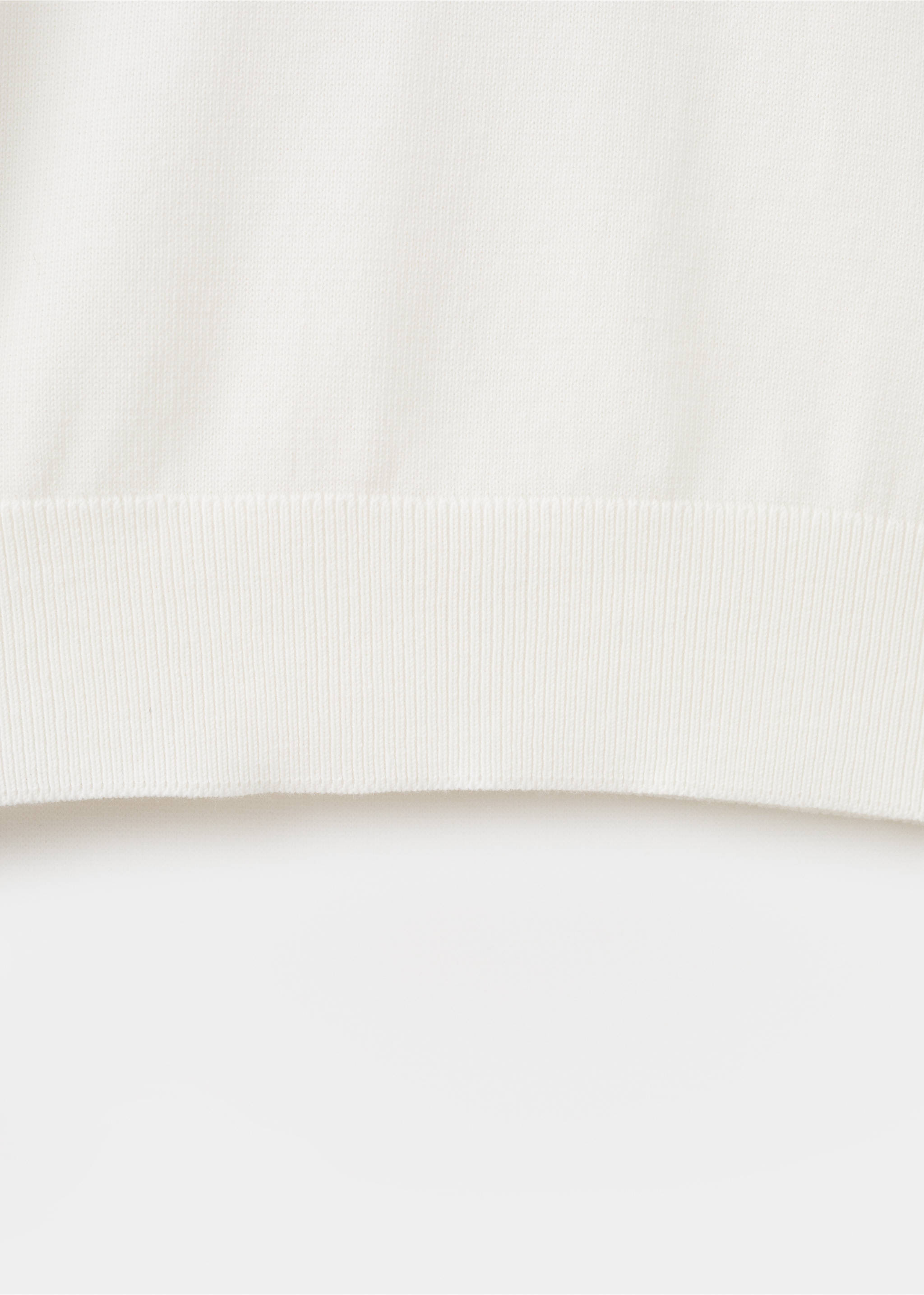 Fine jersey 100% cotton T-shirt - Details of the article 0, Off White. Ref: 27061281-00.