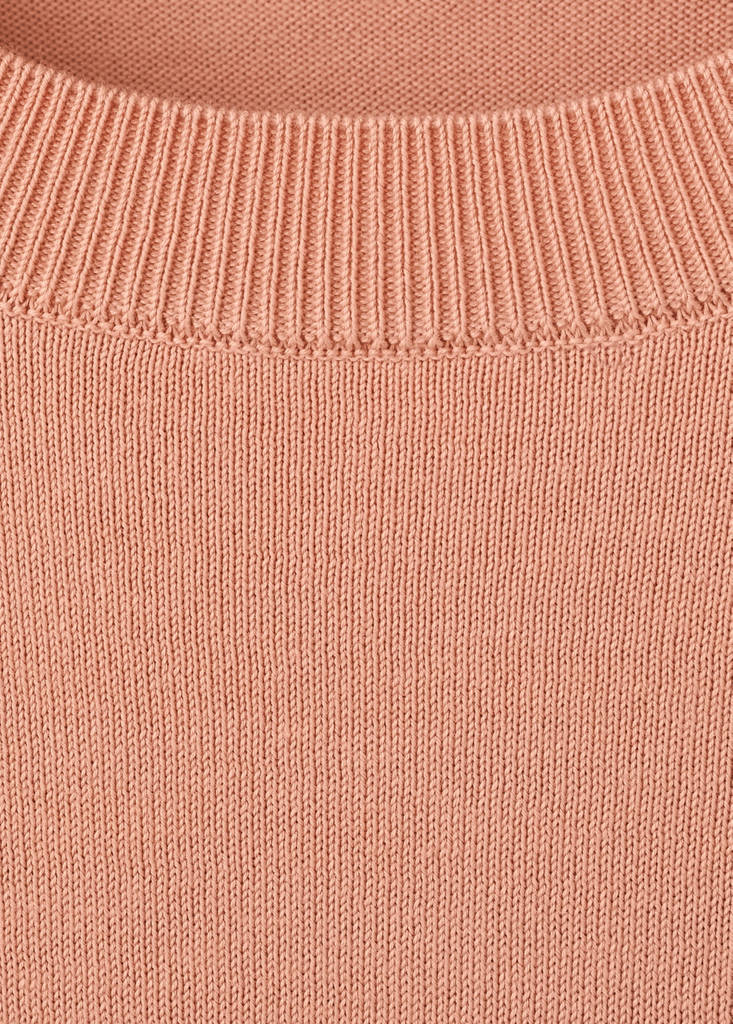 Fine jersey 100% cotton T-shirt — Salmon