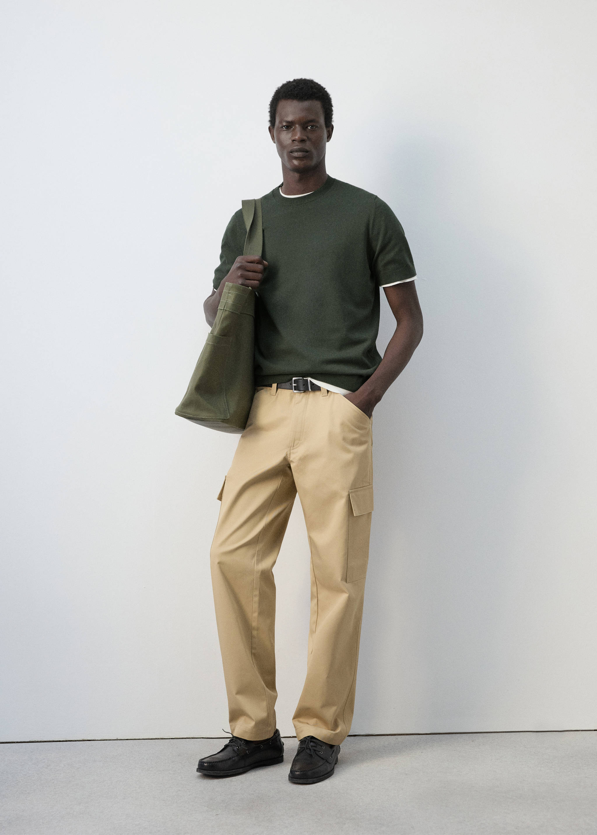 T-shirt maille fine 100 % coton - Plan général