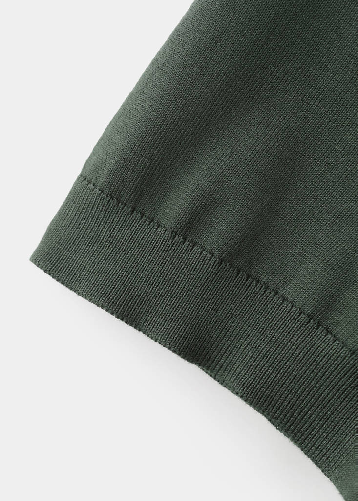 Fine jersey 100% cotton T-shirt — Khaki