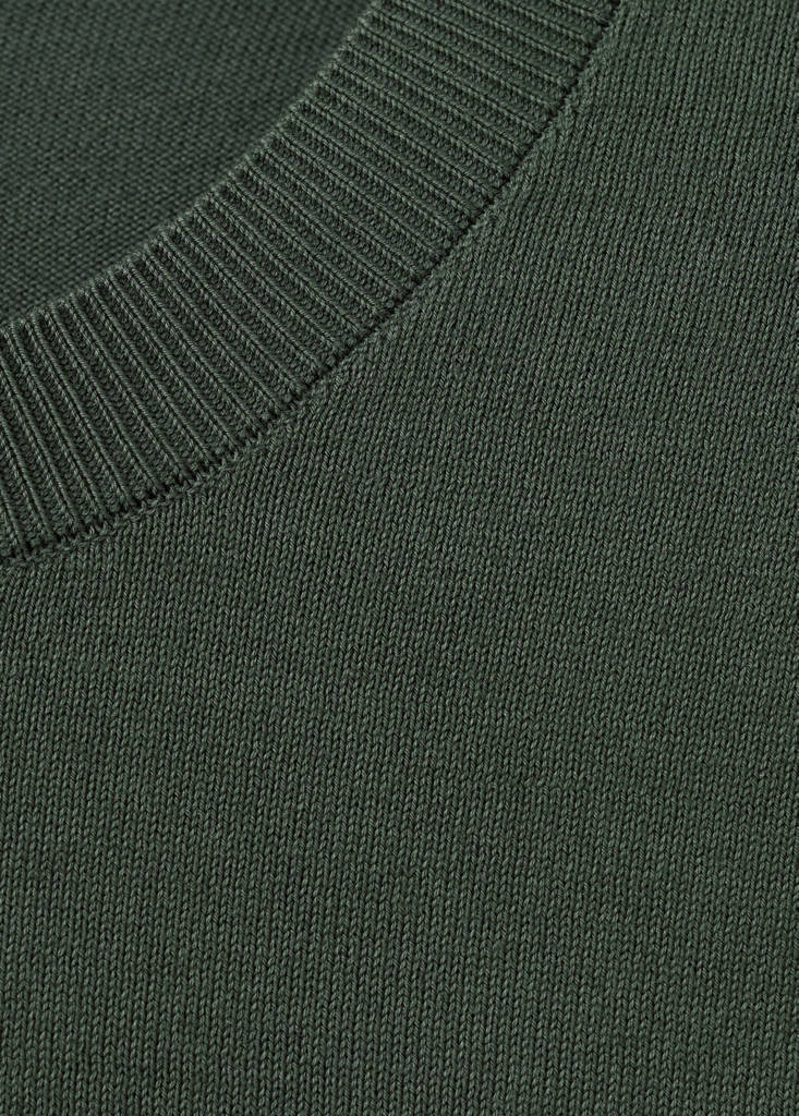 Fine jersey 100% cotton T-shirt — Khaki