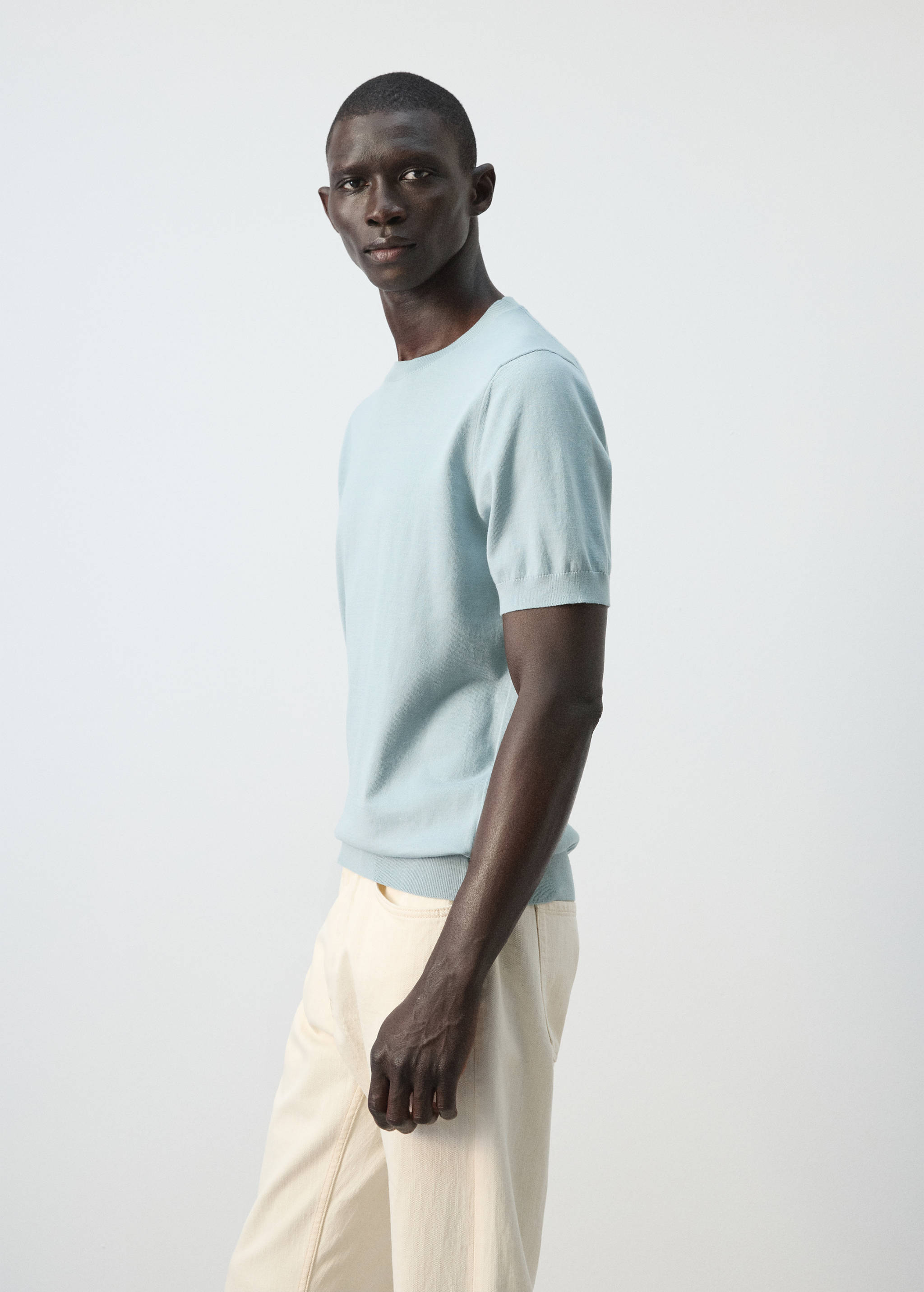 Fine jersey 100% cotton T-shirt - Details of the article 2
