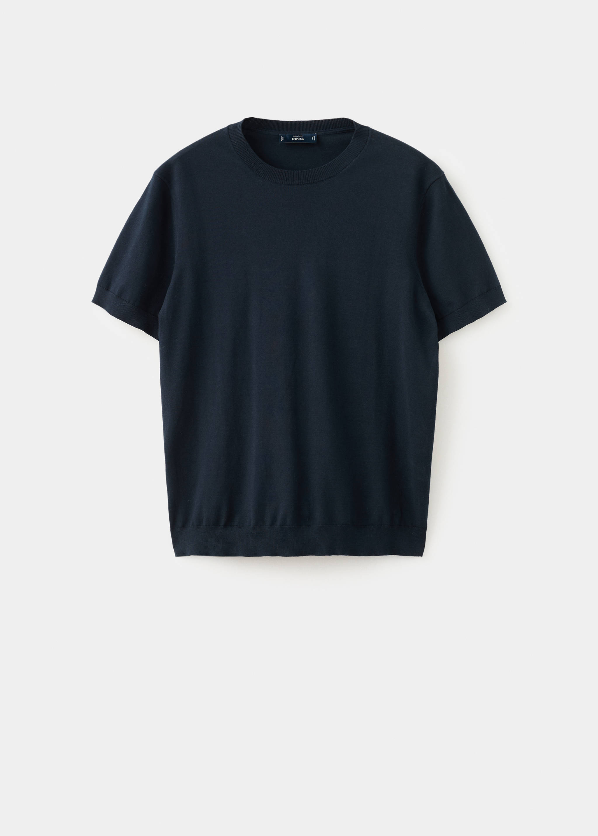 Футболка из тонкого трикотажа из 100% хлопка - Изделие без модели