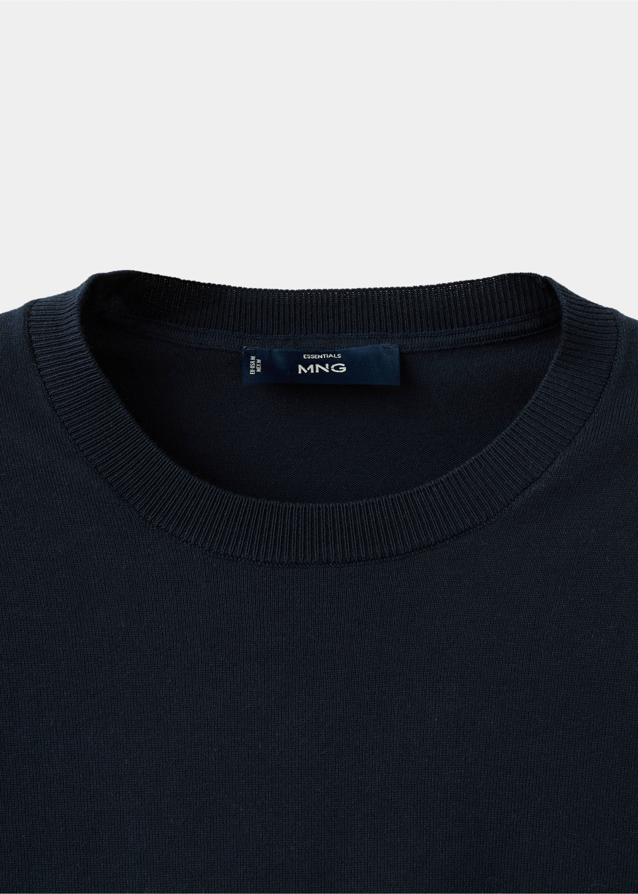 Fine jersey 100% cotton T-shirt - Details of the article 8, Night Blue. Ref: 27061281-00.