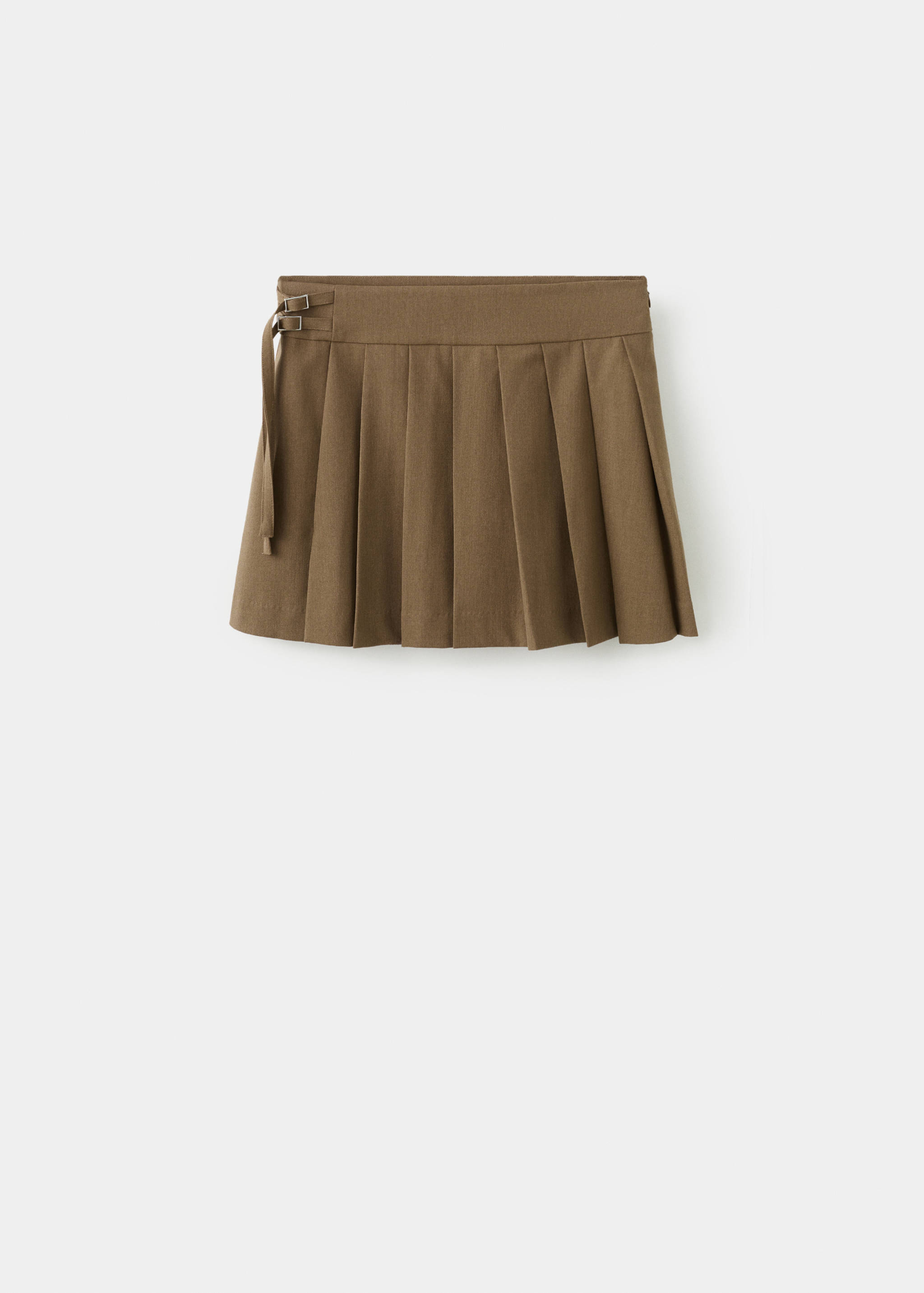 Falda corta tablas hebillas - Artículo sin modelo