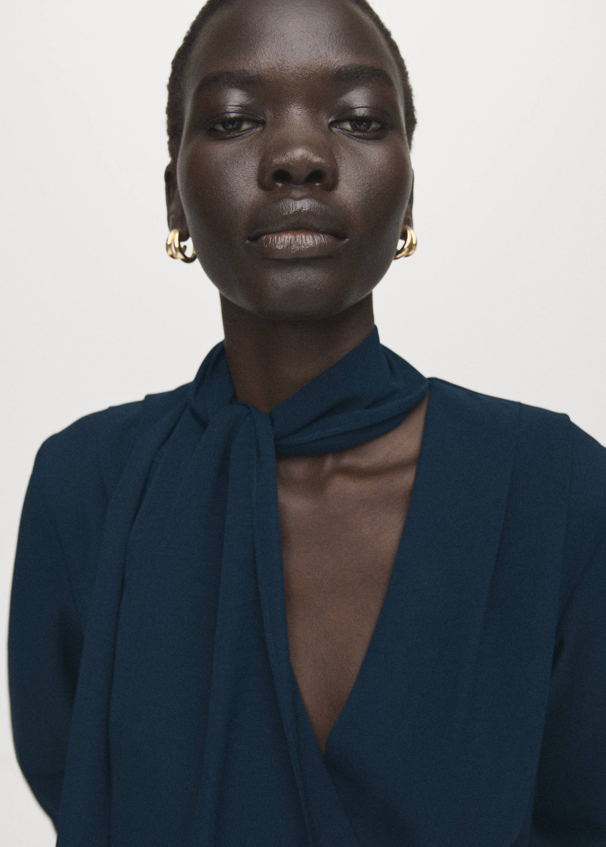 Robe foulard drapée - Détail de l'article 1