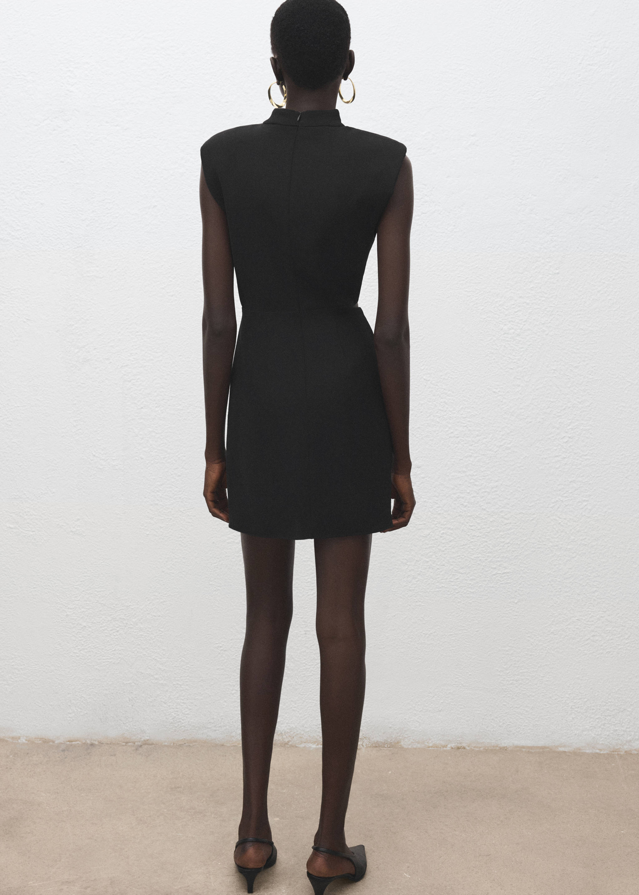 Vestit cut out adorn metàl·lic - Revers de l'article