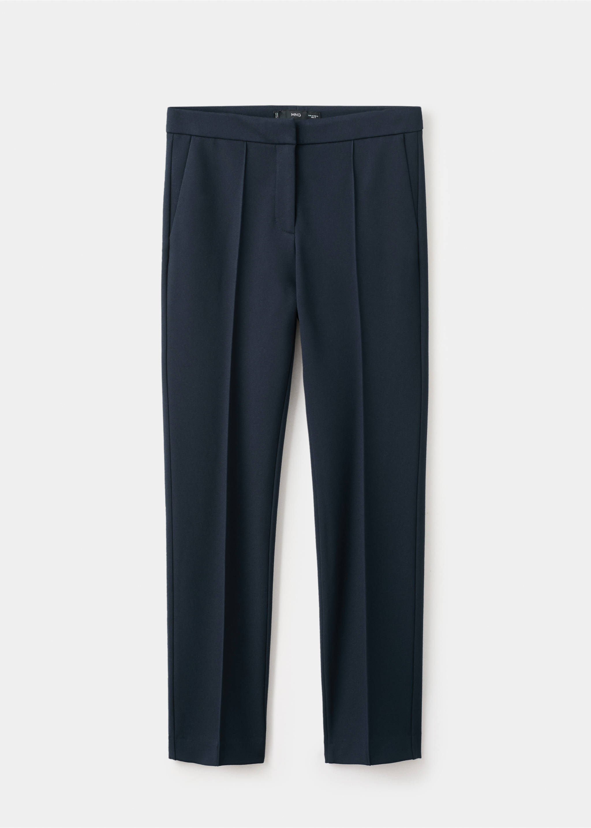 Mid-rise suit trousers - Article without model, Dark Navy. Ref: 27061286-00.