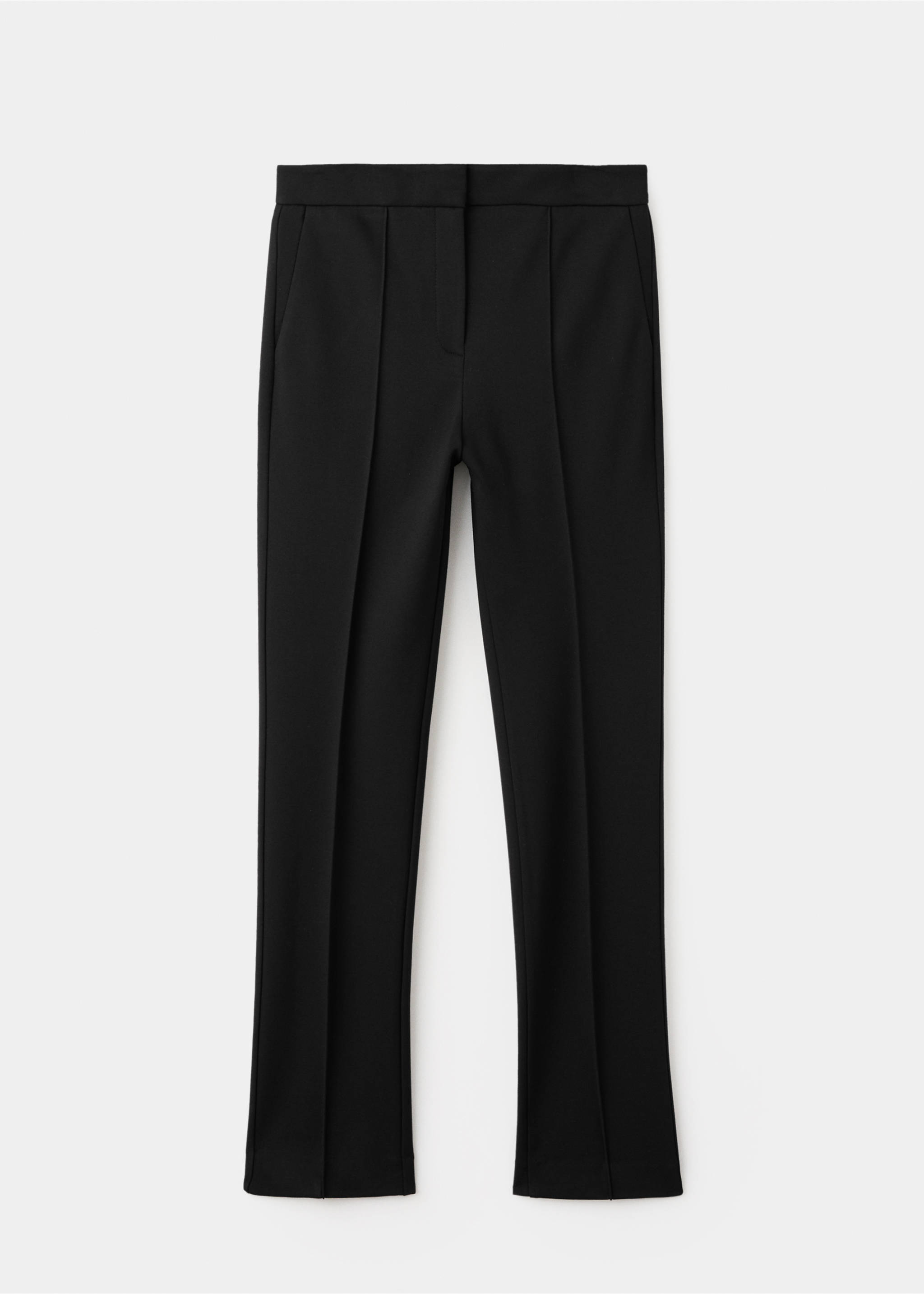 Mid-rise suit trousers - Article without model, Black. Ref: 27061286-00.