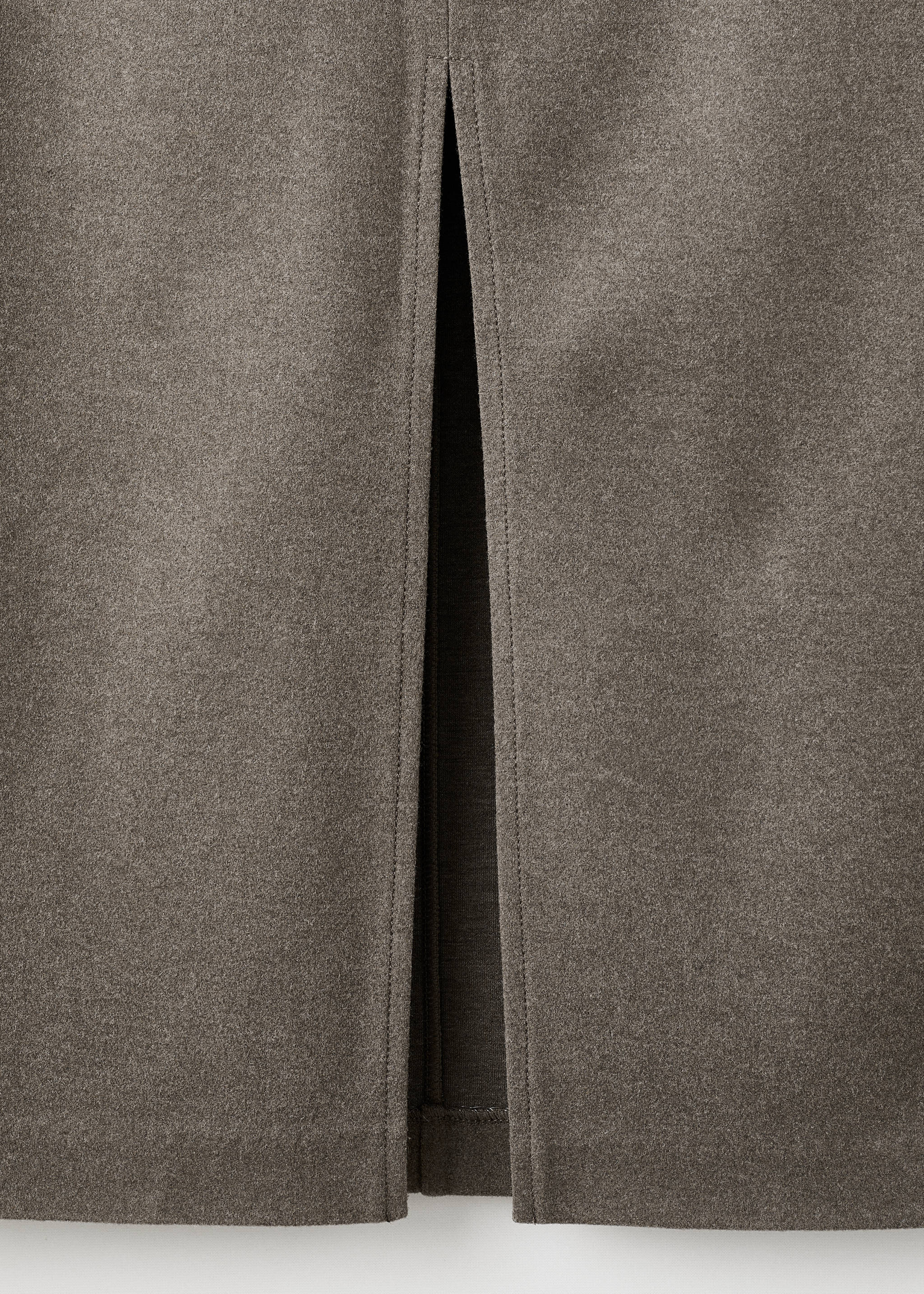 开叉铅笔裙 - null