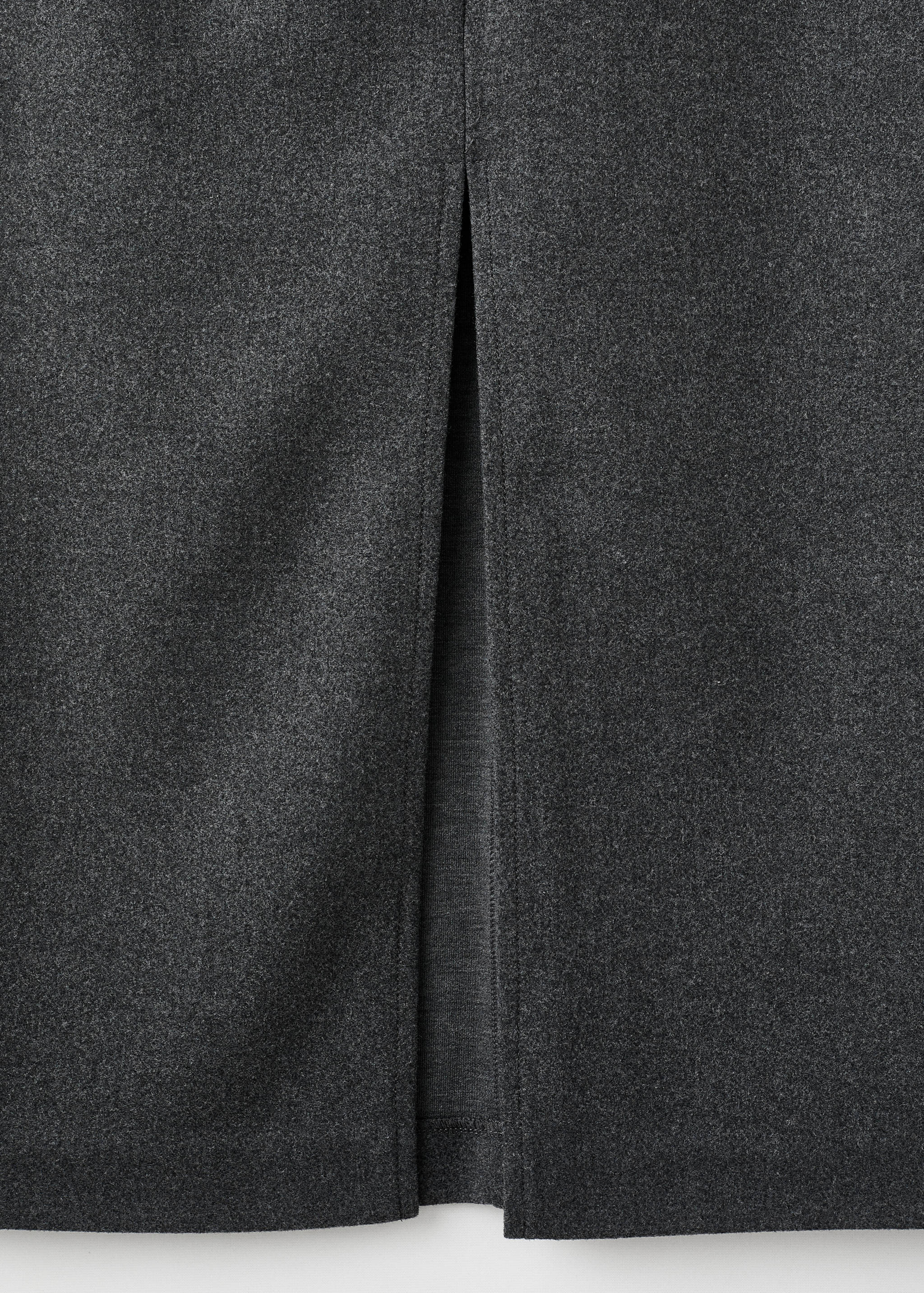 开叉铅笔裙 - null