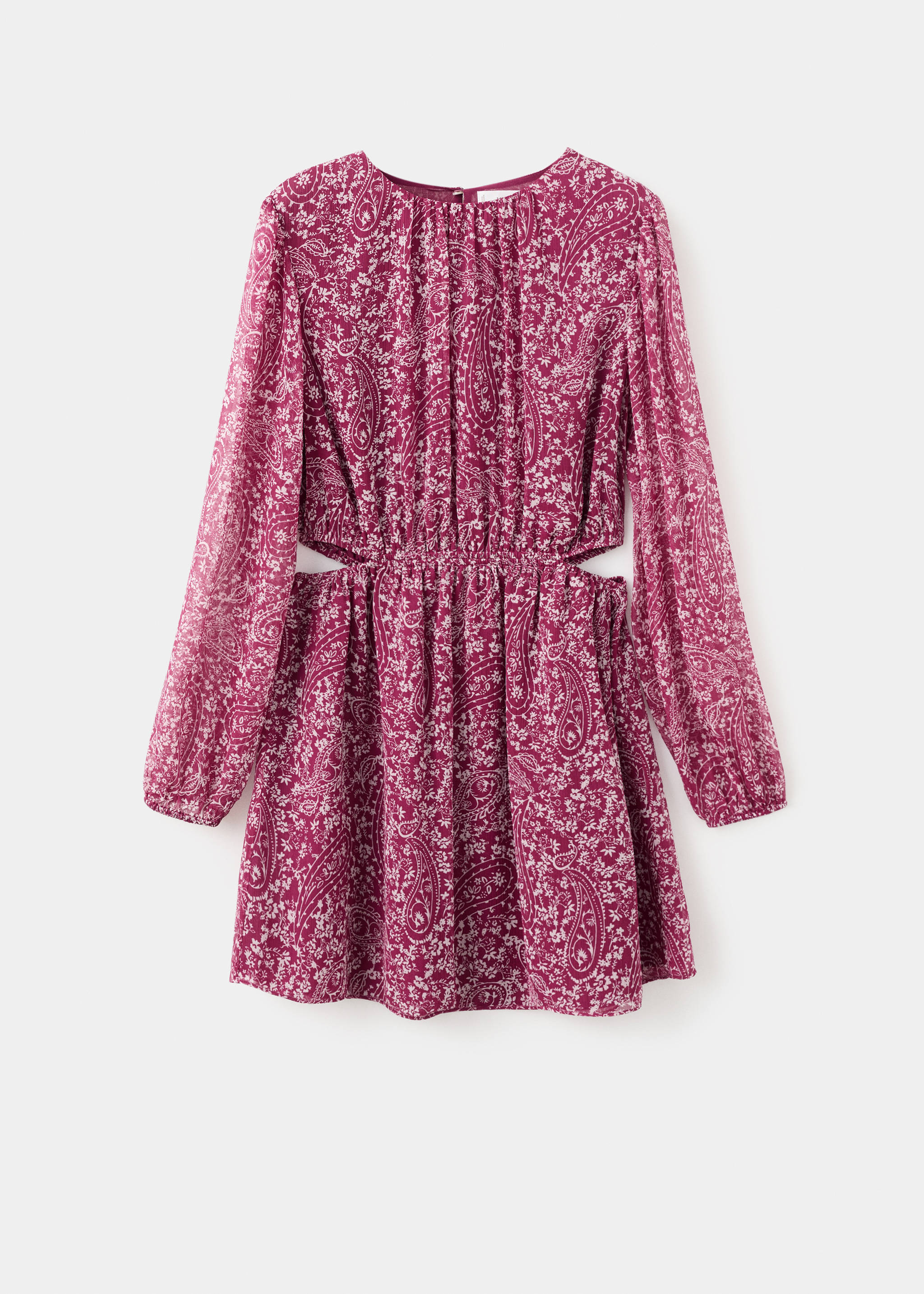 Paisley dress with cut-out - Article without model