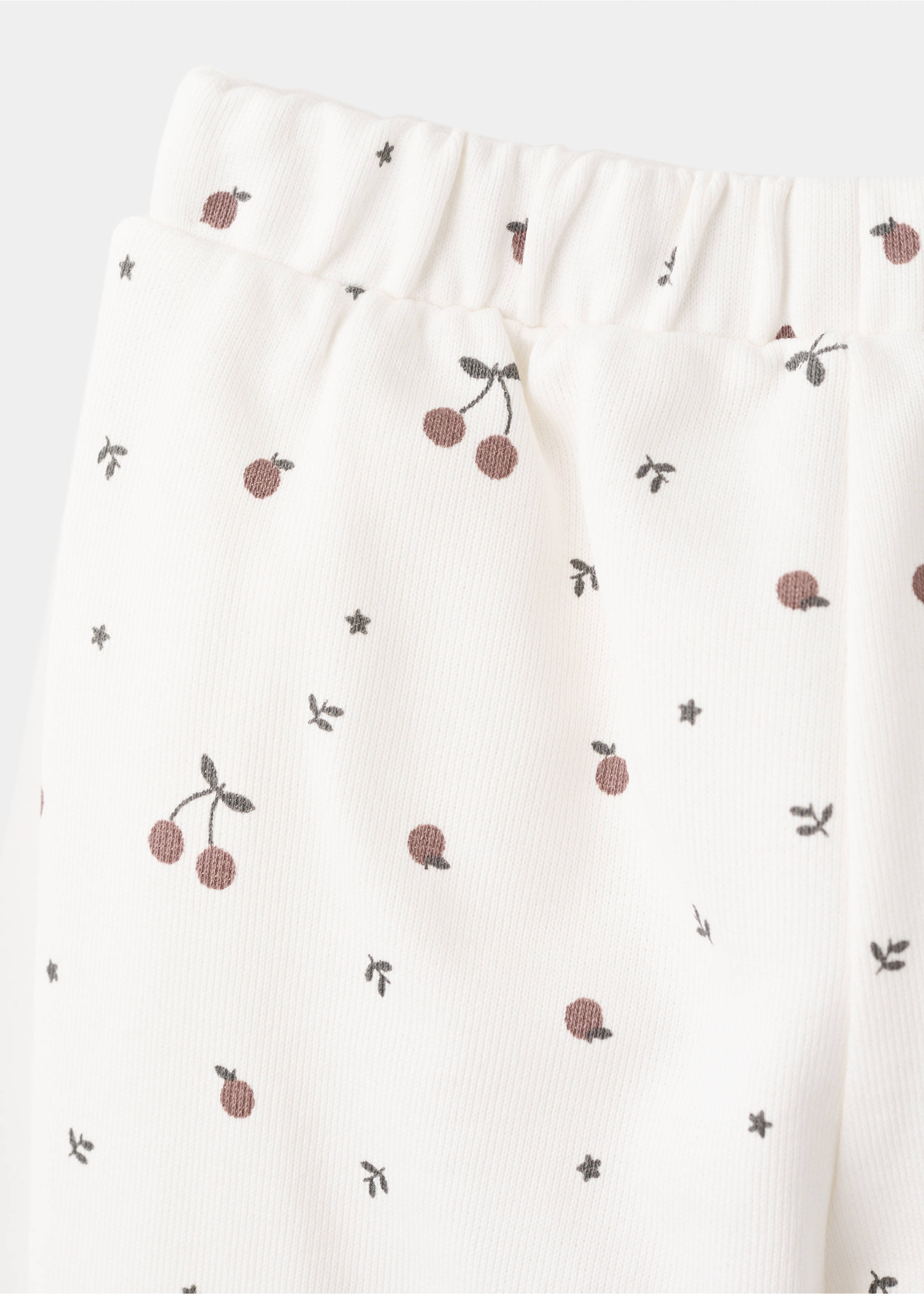 Joggers algodón estampados - Detalle del artículo 8, Blanco roto. Ref: 27061295-00.