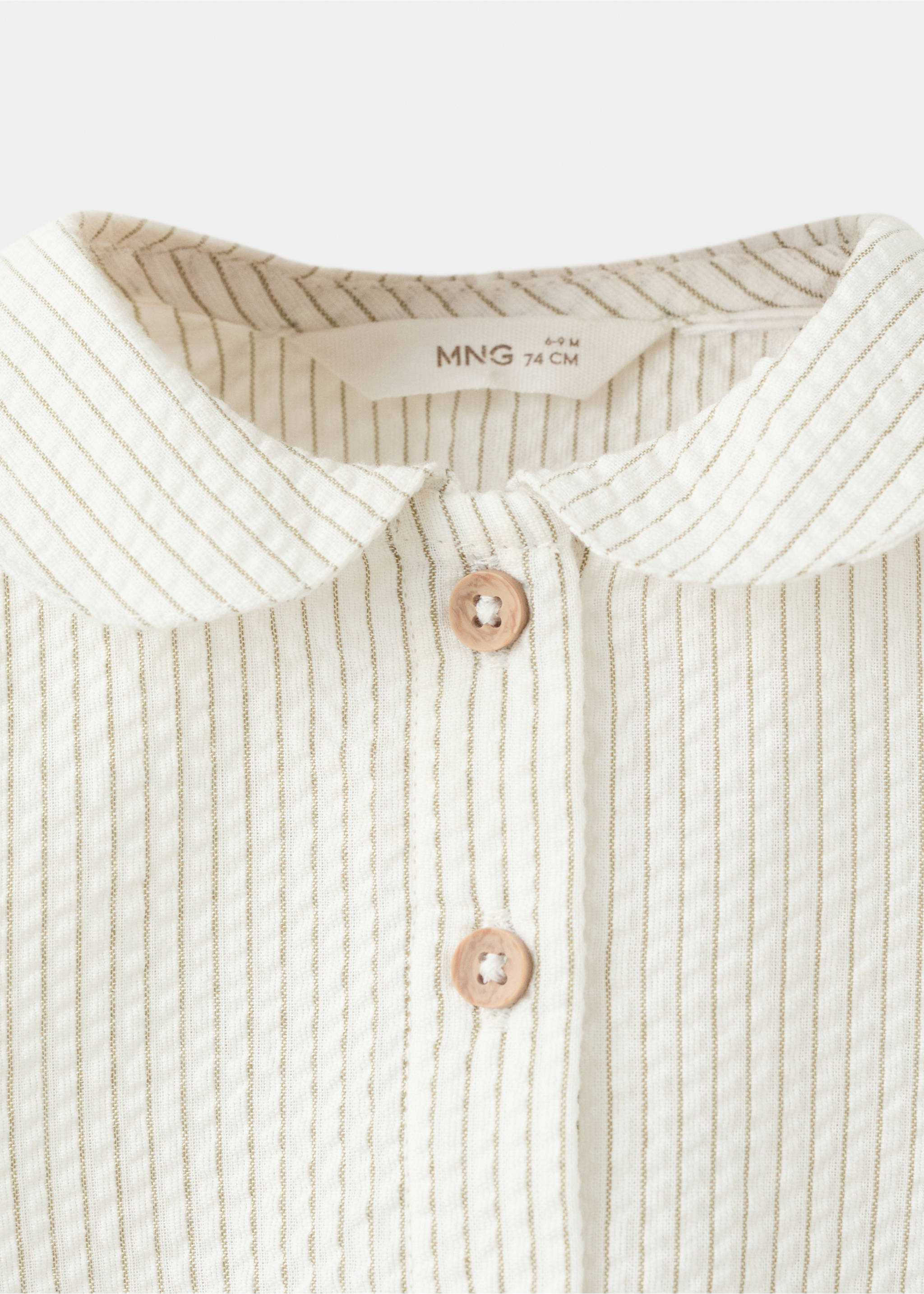 Camisas raya cuello bebé - Detalle del artículo 8, Verde. Ref: 27061298-00.